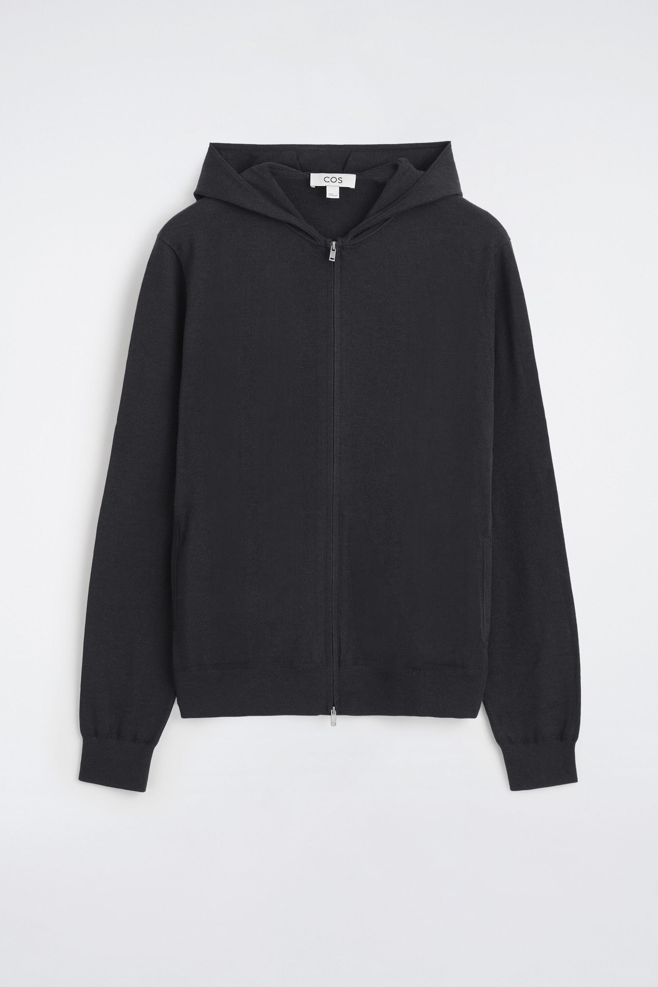 MERINO WOOL ZIP-UP HOODIE