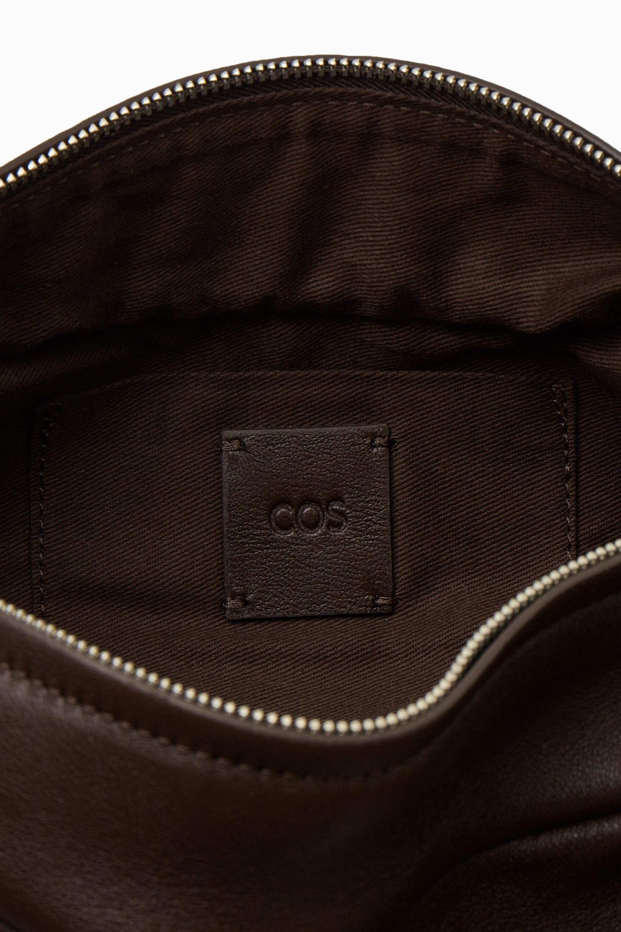 SWING CROSSBODY BAG - LEATHER - DARK BROWN | COS AU