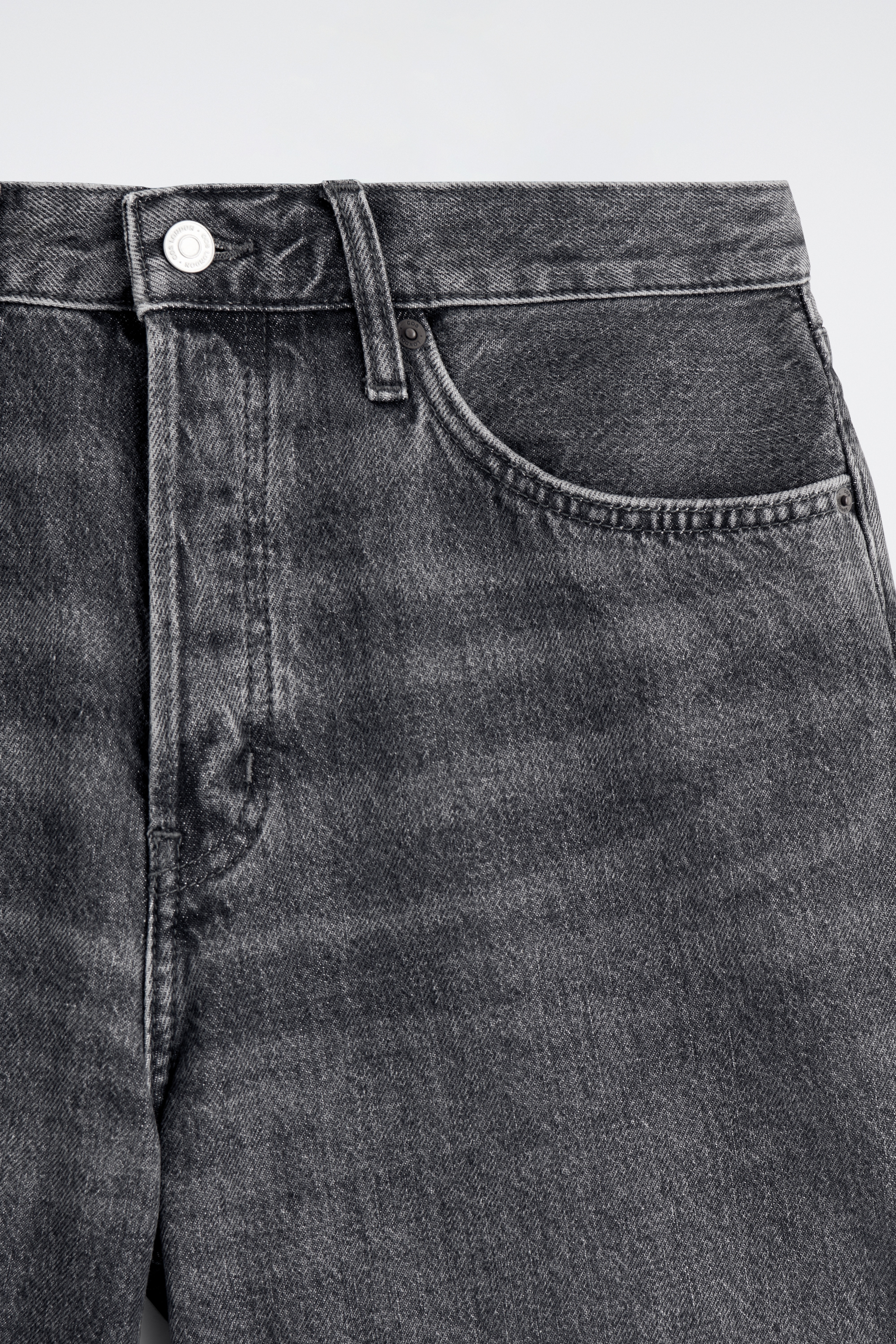 RIDER RELAXED-FIT DENIM SHORTS
