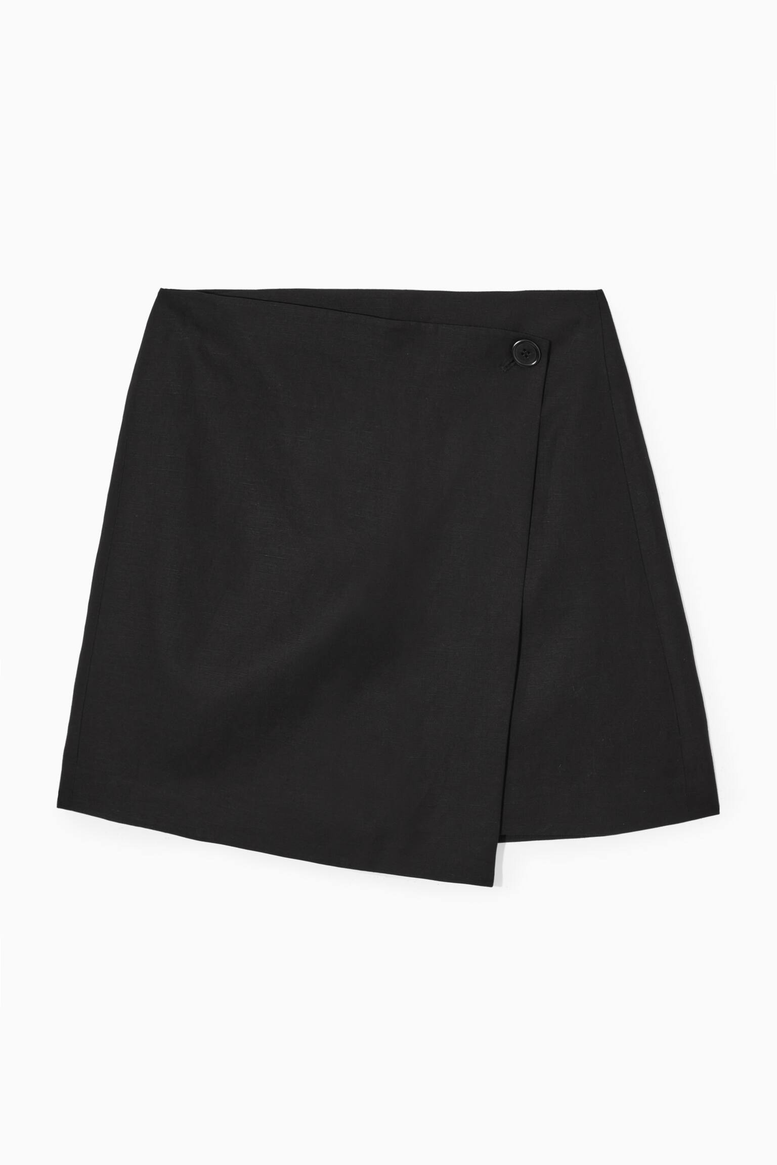 ASYMMETRISK MINI-OMLOTTKJOL - SVART