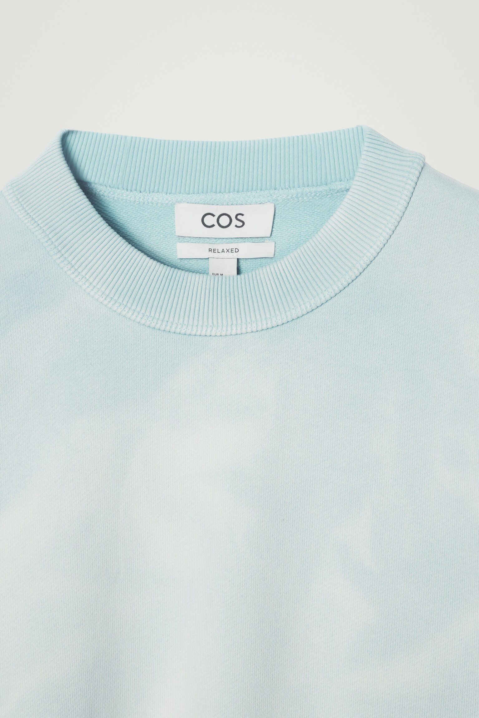 ACID-WASH SWEATSHIRT - LIGHT BLUE/LIGHT GREEN - 2