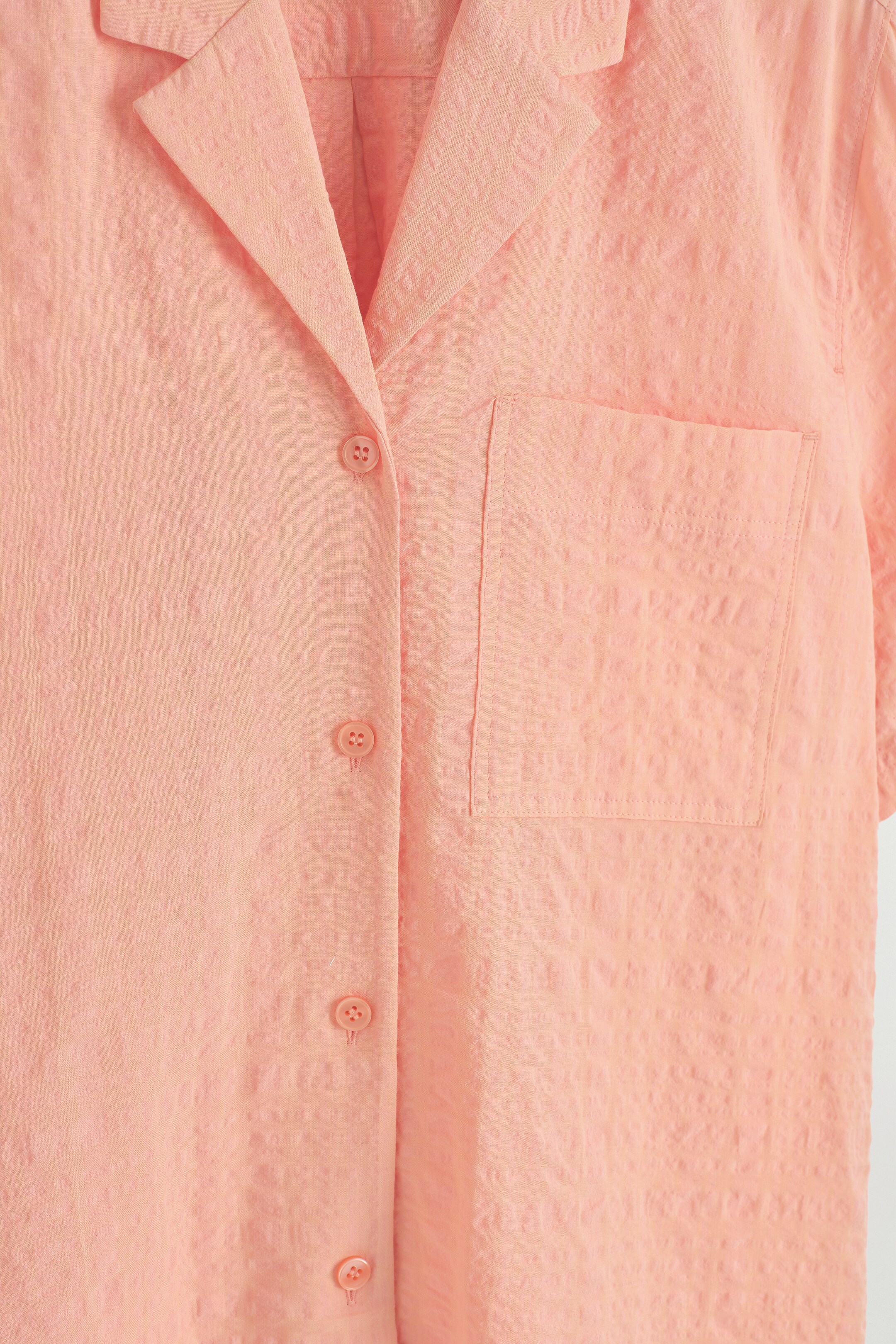 Ver imagem maior: CAMISA TEXTURIZADA DE RESORT - Damasco - SENHORA | H&M PT 7