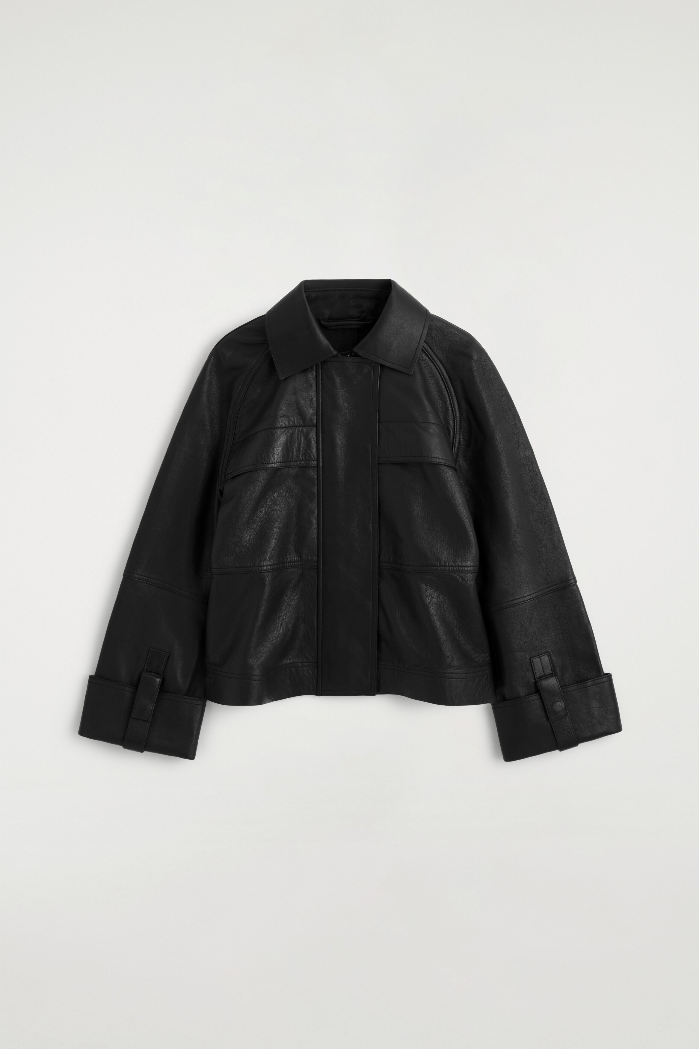 ジャケット・アウター cos leather moto jacket ladies 30c04c3c59e0797a1308a641bb7867