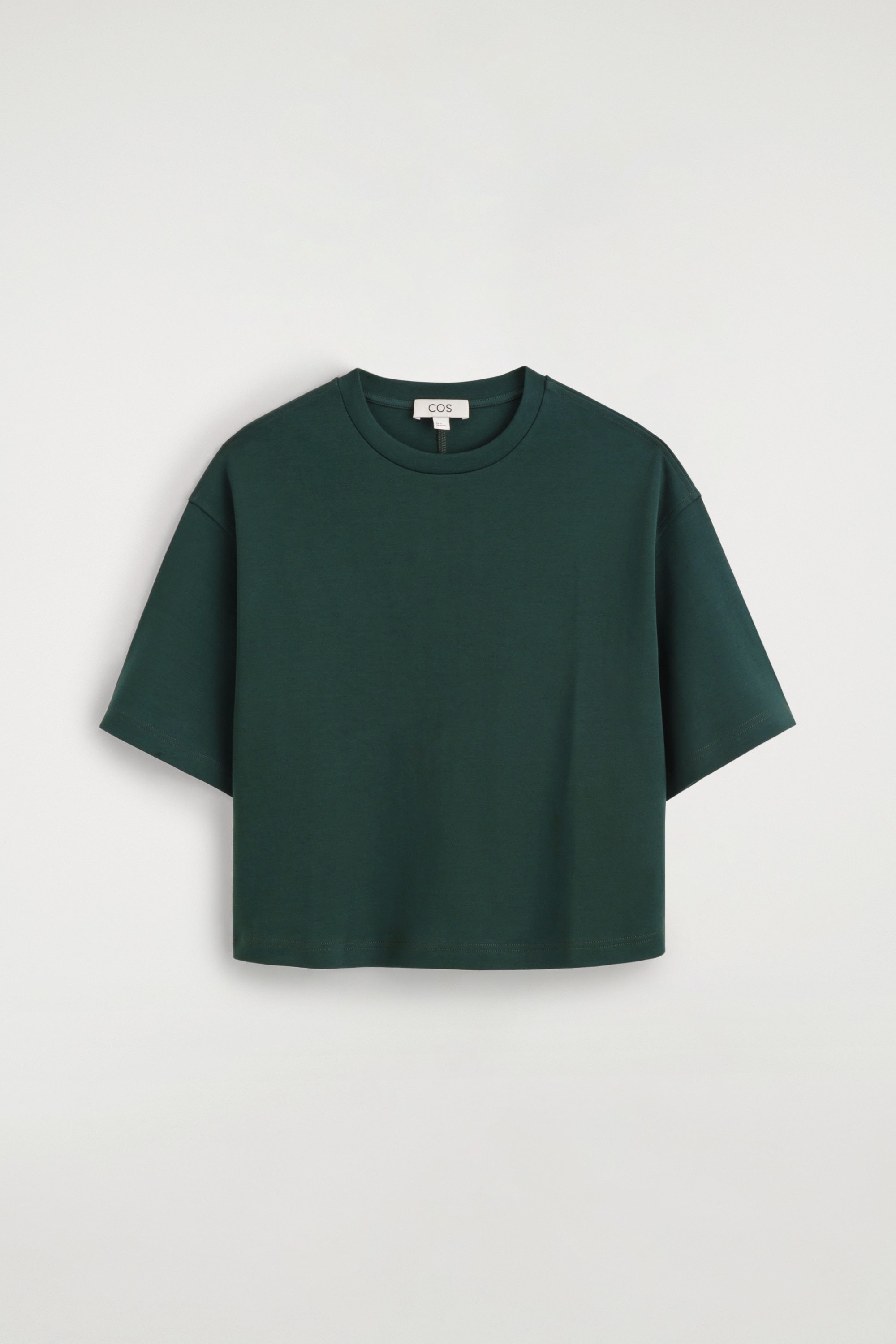 OVERSIZED BOXY COTTON T-SHIRT - DARK GREEN/NAVY/BLACK/WHITE