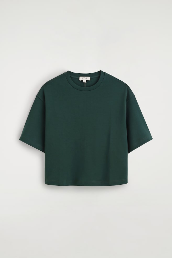 CAMISETA OVERSIZE ALGODÓN - VERDE OSCURO/BLANCO/NEGRO/AZUL MARINO - 1