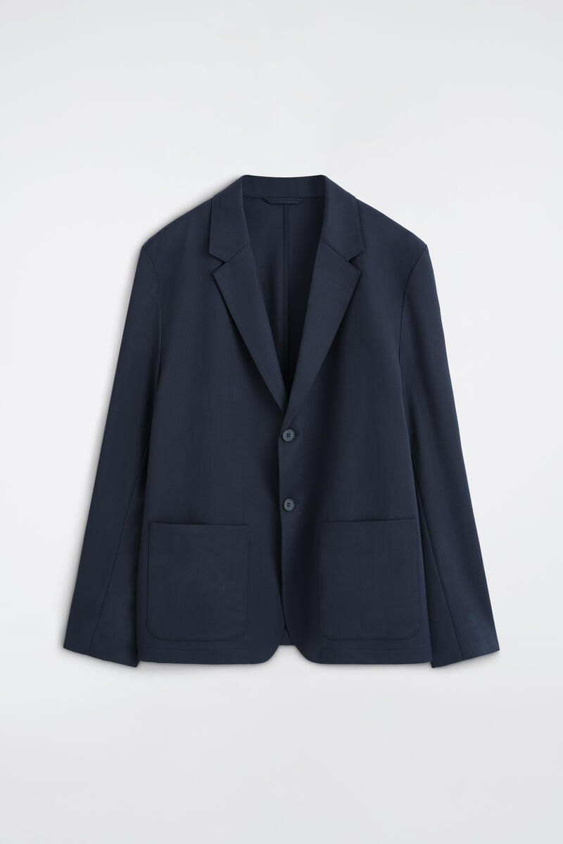 Packable Single-Breasted Blazer