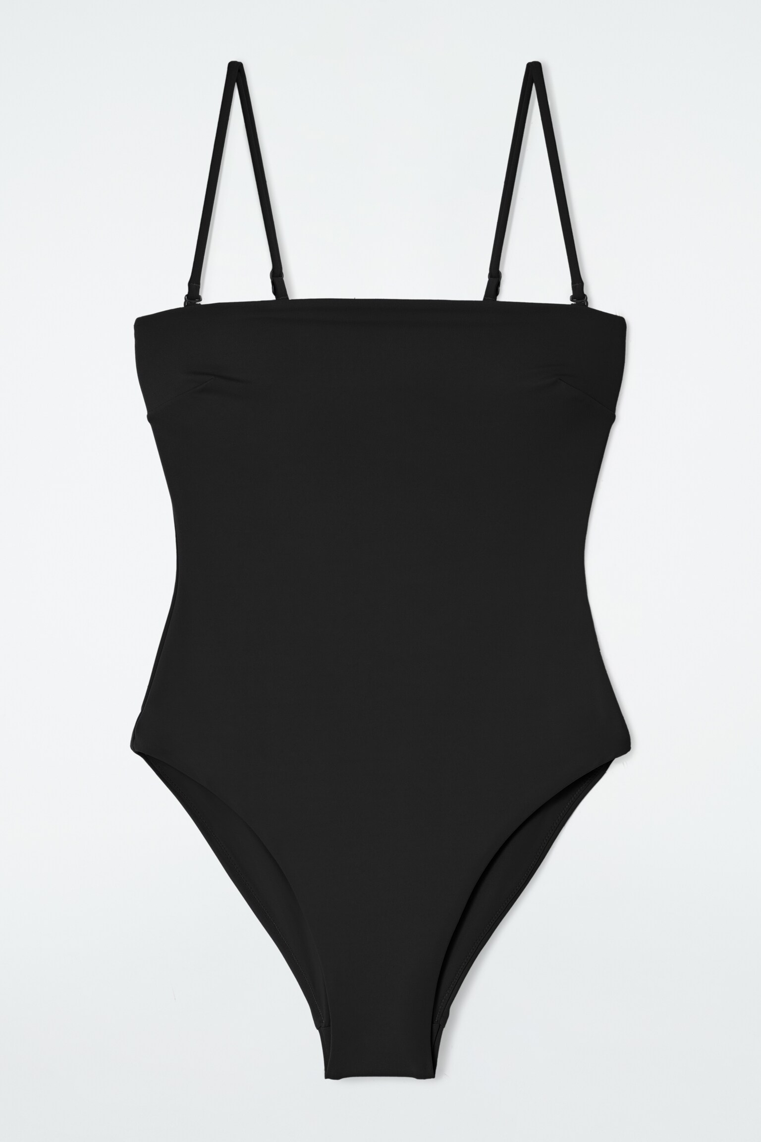 BAÑADOR BANDEAU - NEGRO/VERDE - 2