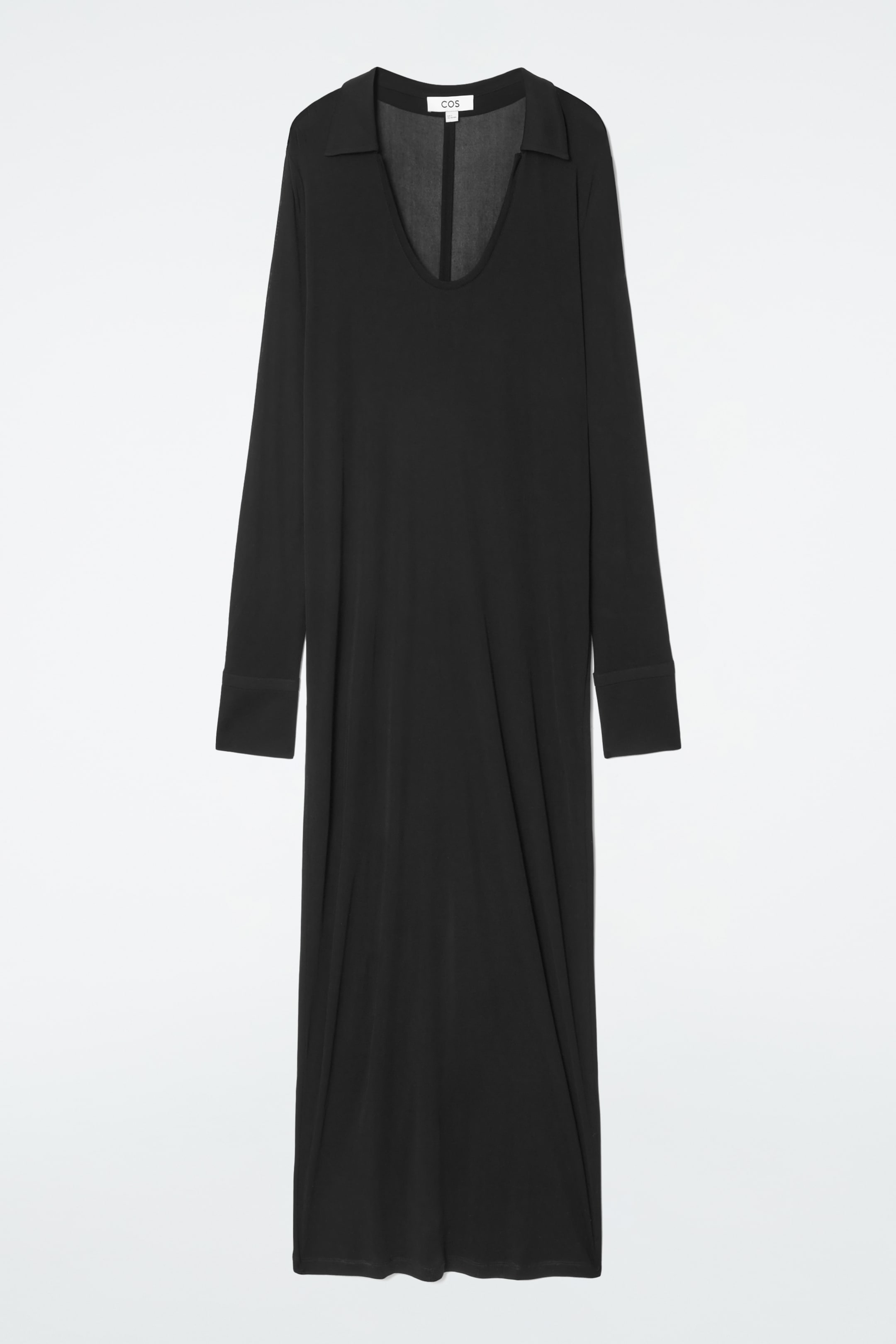 Agrandir l'image: ROBE POLO LONGUE ENCOLURE DÉGAGÉE - NOIR - FEMME | H&M CH 1
