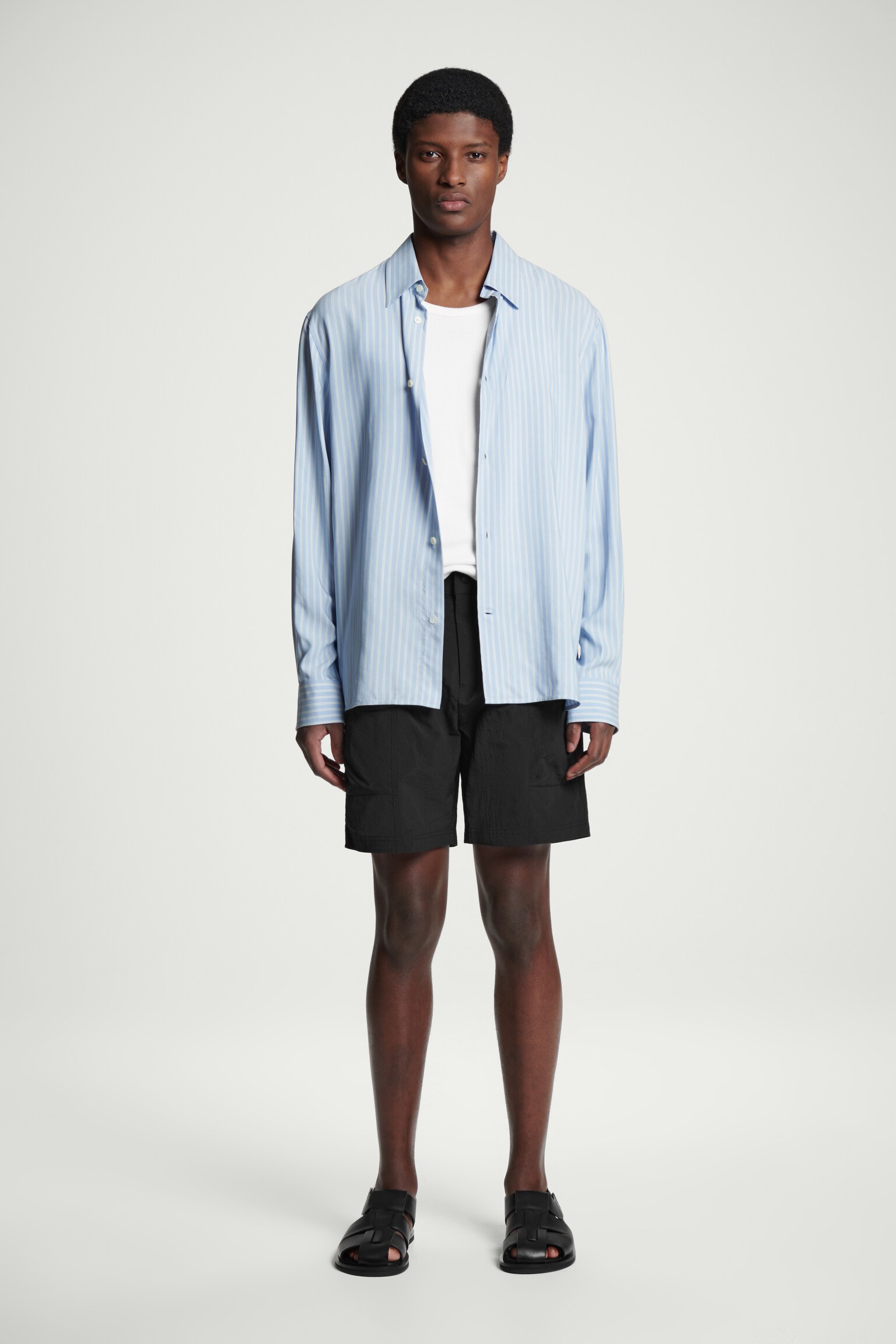 UTILITY SWIM SHORTS - BLACK/BLUE