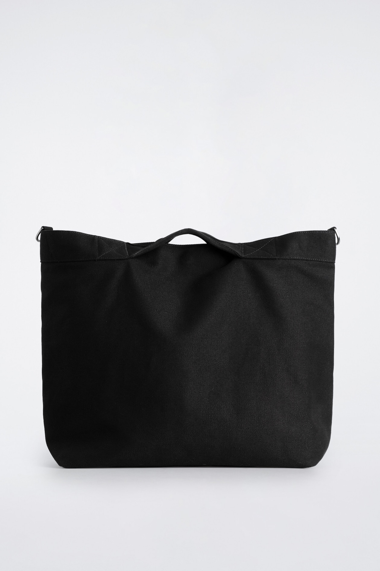 PURSUIT MESSENGER BAG - CANVAS — BLACK