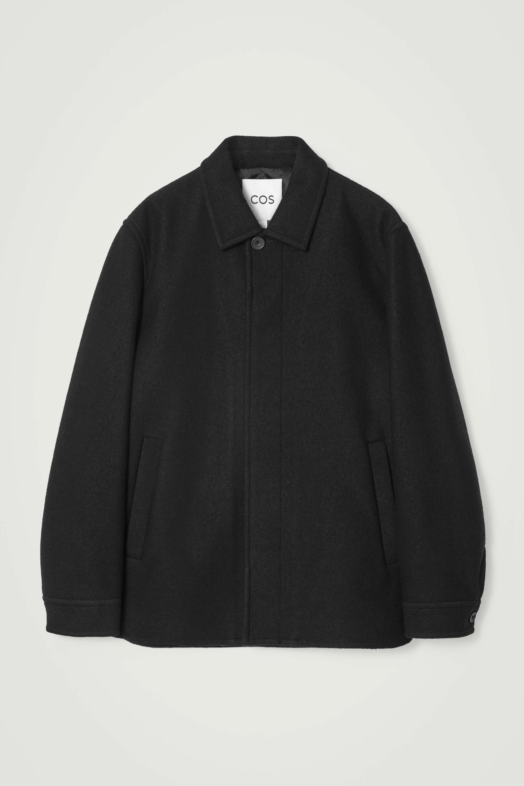 Größeres Bild ansehen: JACKE AUS WOLLFILZ - SCHWARZ - Men | H&M DE 1