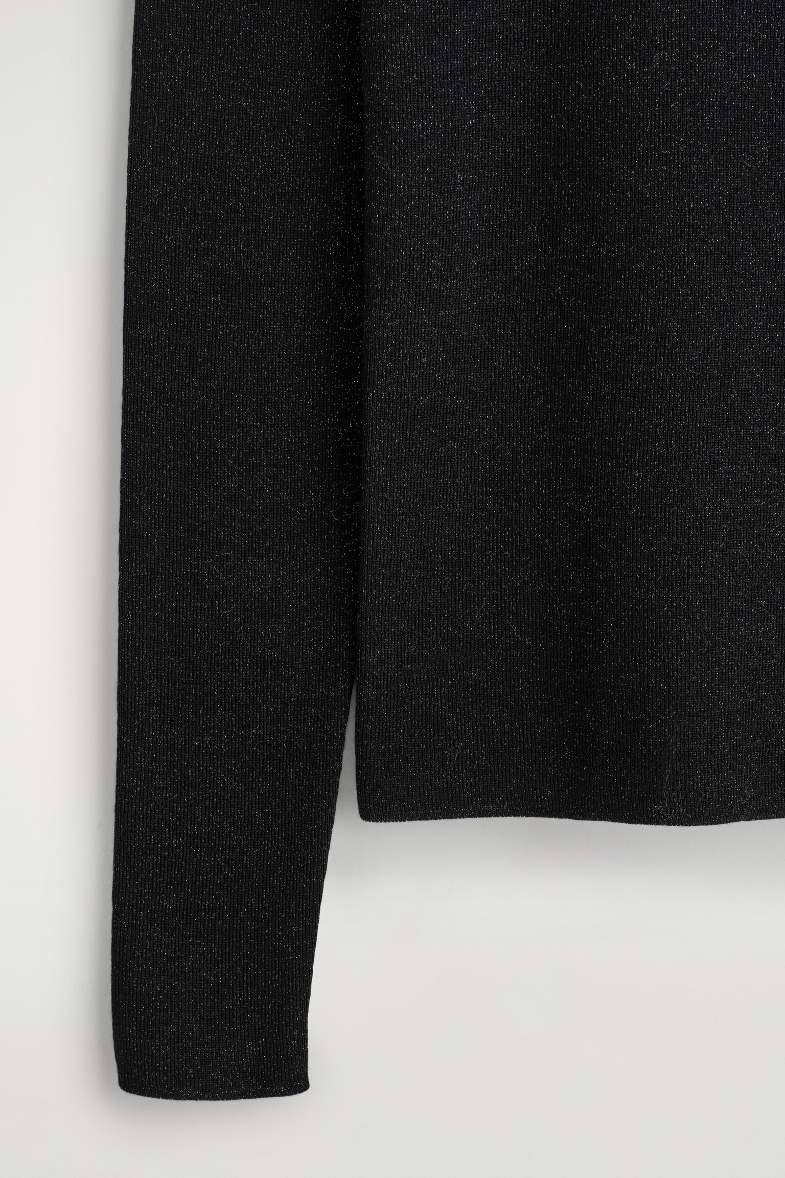 JERSEY FINO DE LANA SIN COSTURAS CON BRILLOS - NEGRO/TOPO/CREMA - 7