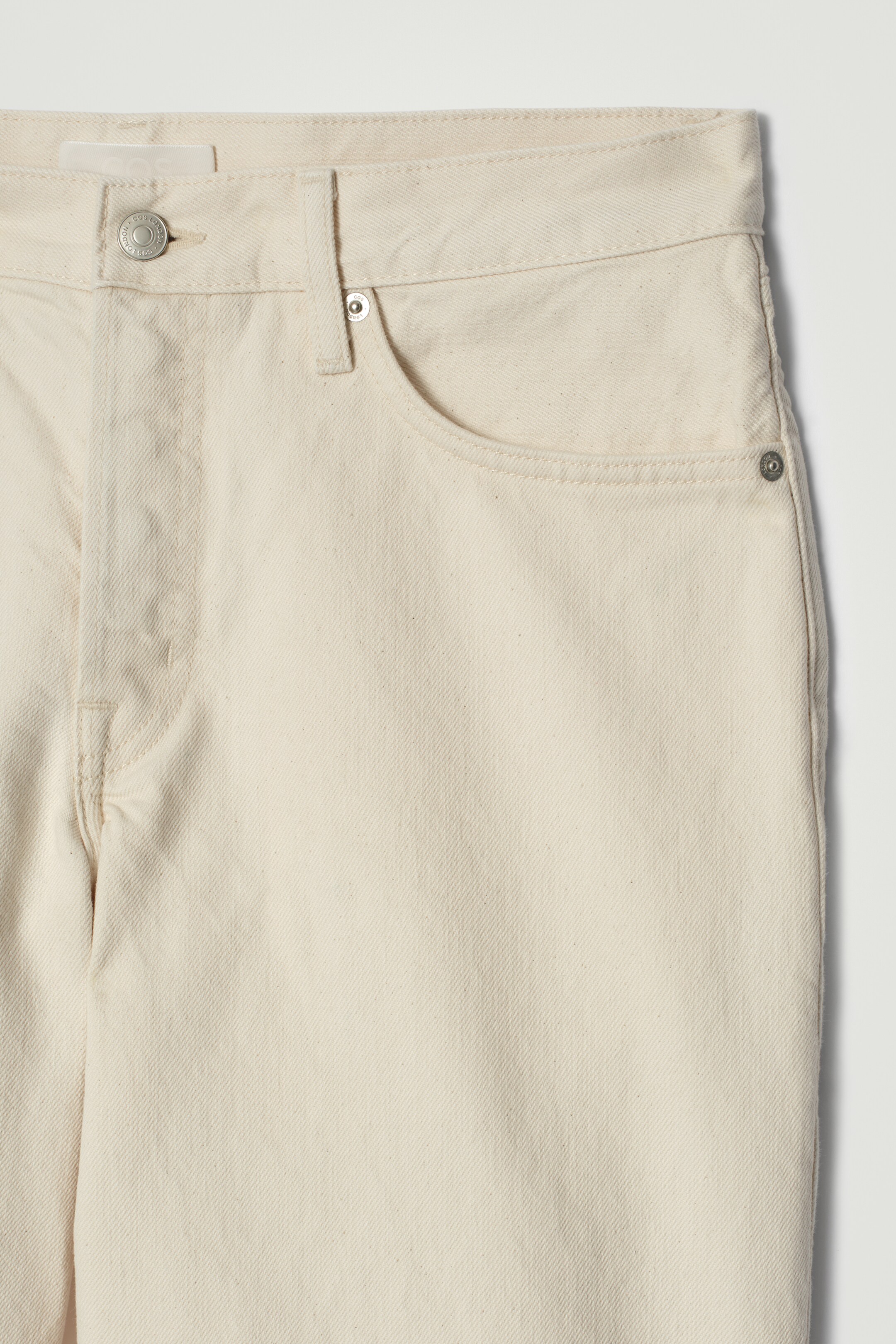 Vezi imaginea mai mare: PANTALONI SCURȚI DIN DENIM - ECRU - BĂRBAŢI | H&M RO 6