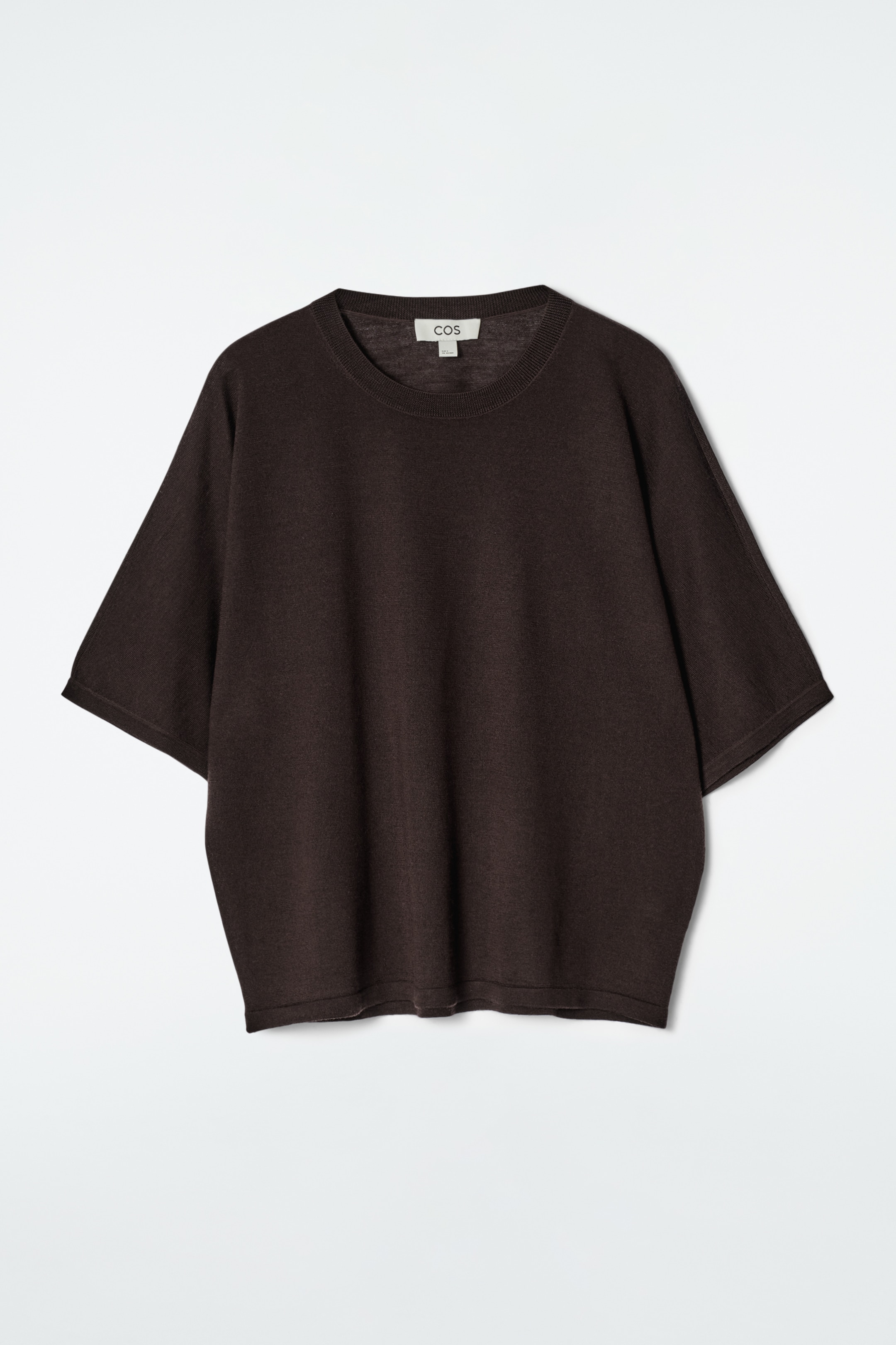 Zobrazit větší obrázek: TRIČKO Z MERINO VLNY - TMAVĚ HNĚDÁ - ŽENY | H&M CZ 6