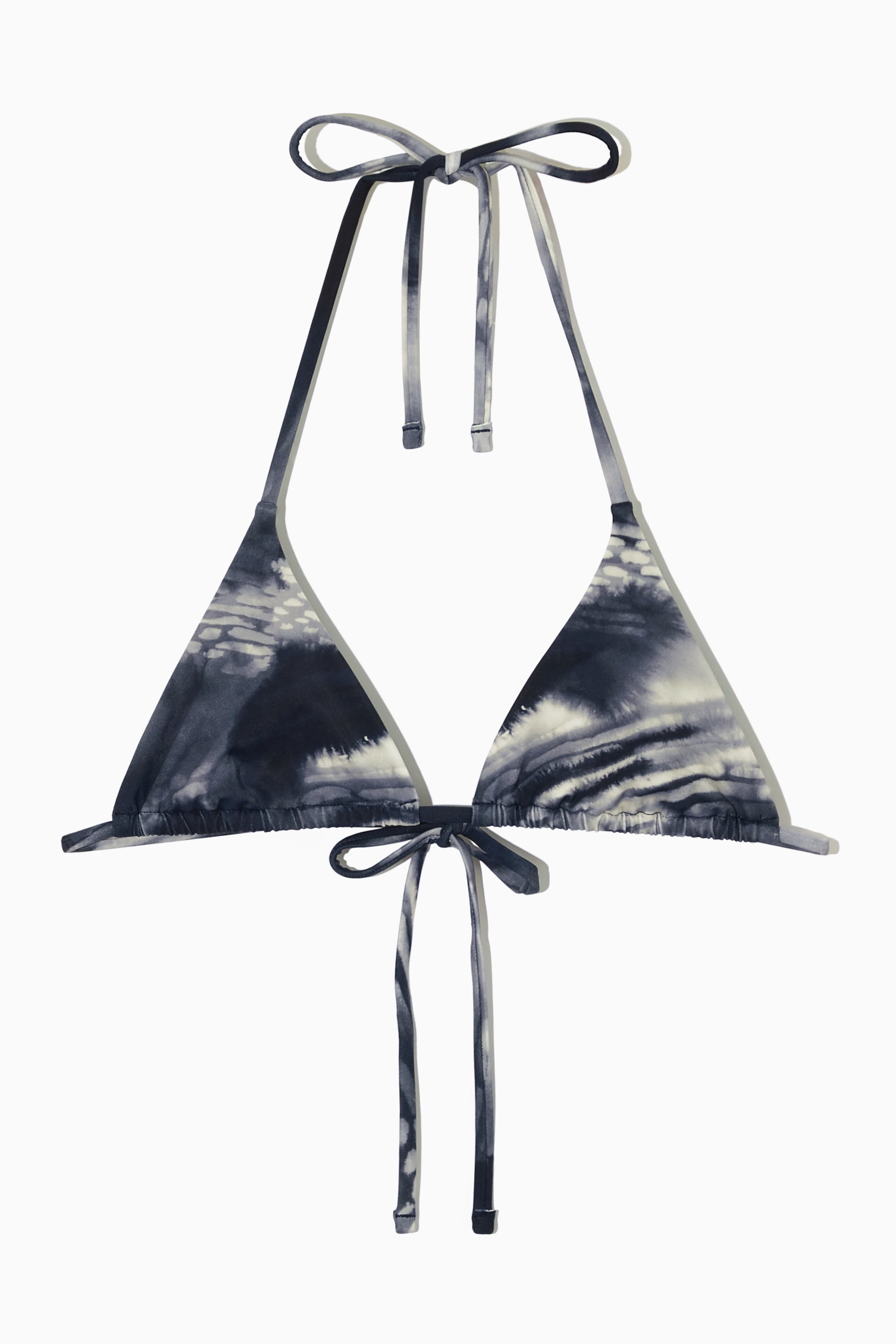 Näytä suurempi kuva: SNAKE-PRINT TRIANGLE BIKINI TOP - NAVY / SNAKE PRINT - NAISET | H&M FI 1