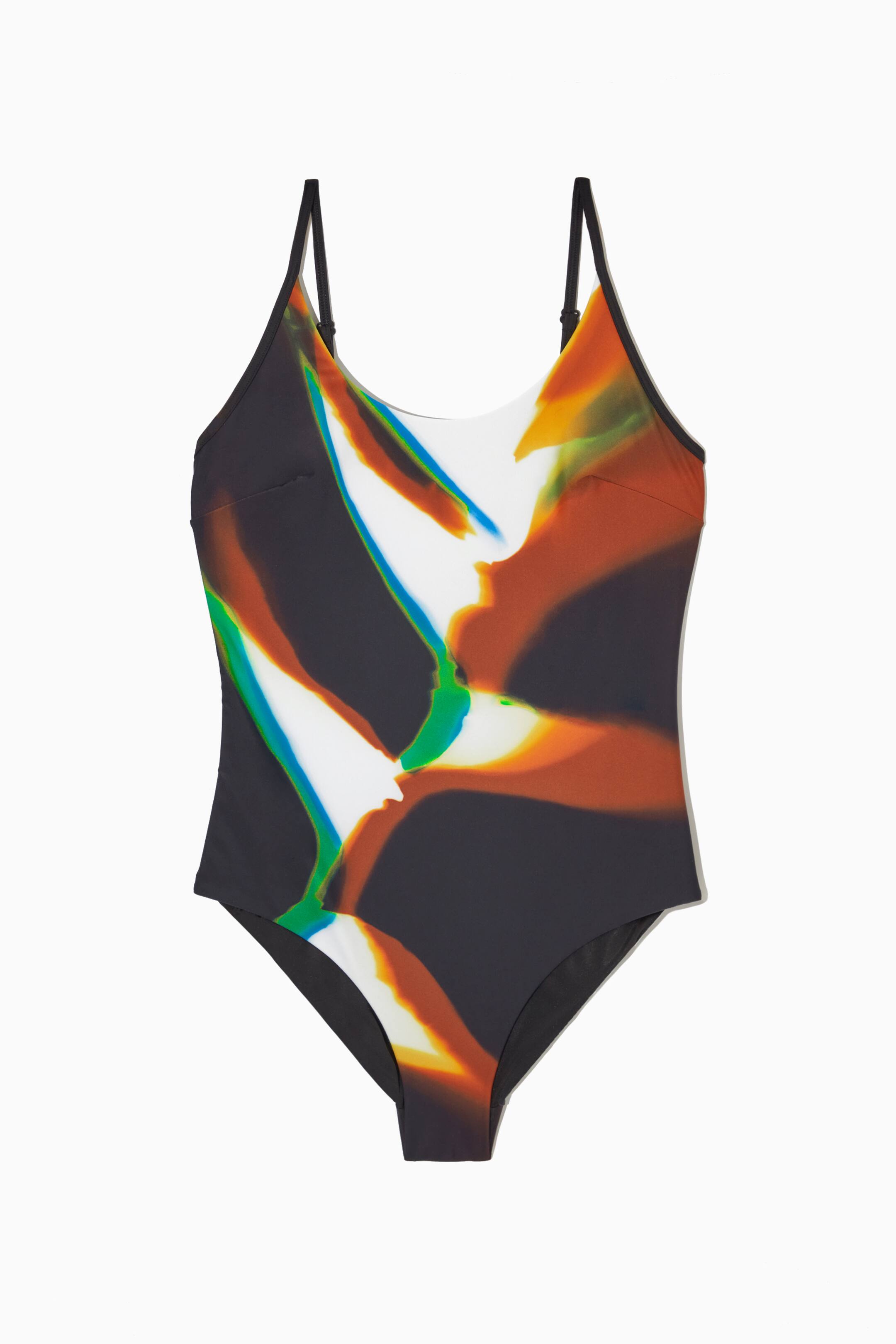 Se større billede: OPEN-BACK SWIMSUIT - MULTICOLOUR - DAME | H&M DK 1