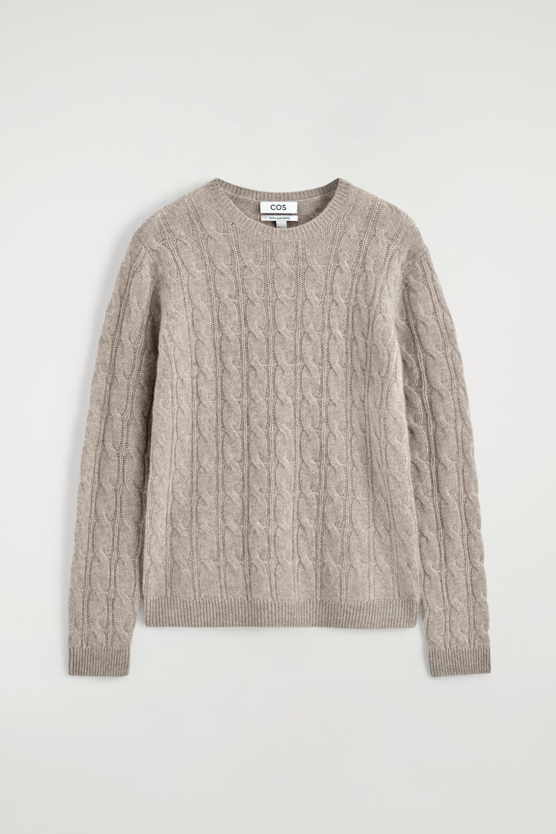 Cable-Knit Cashmere Sweater