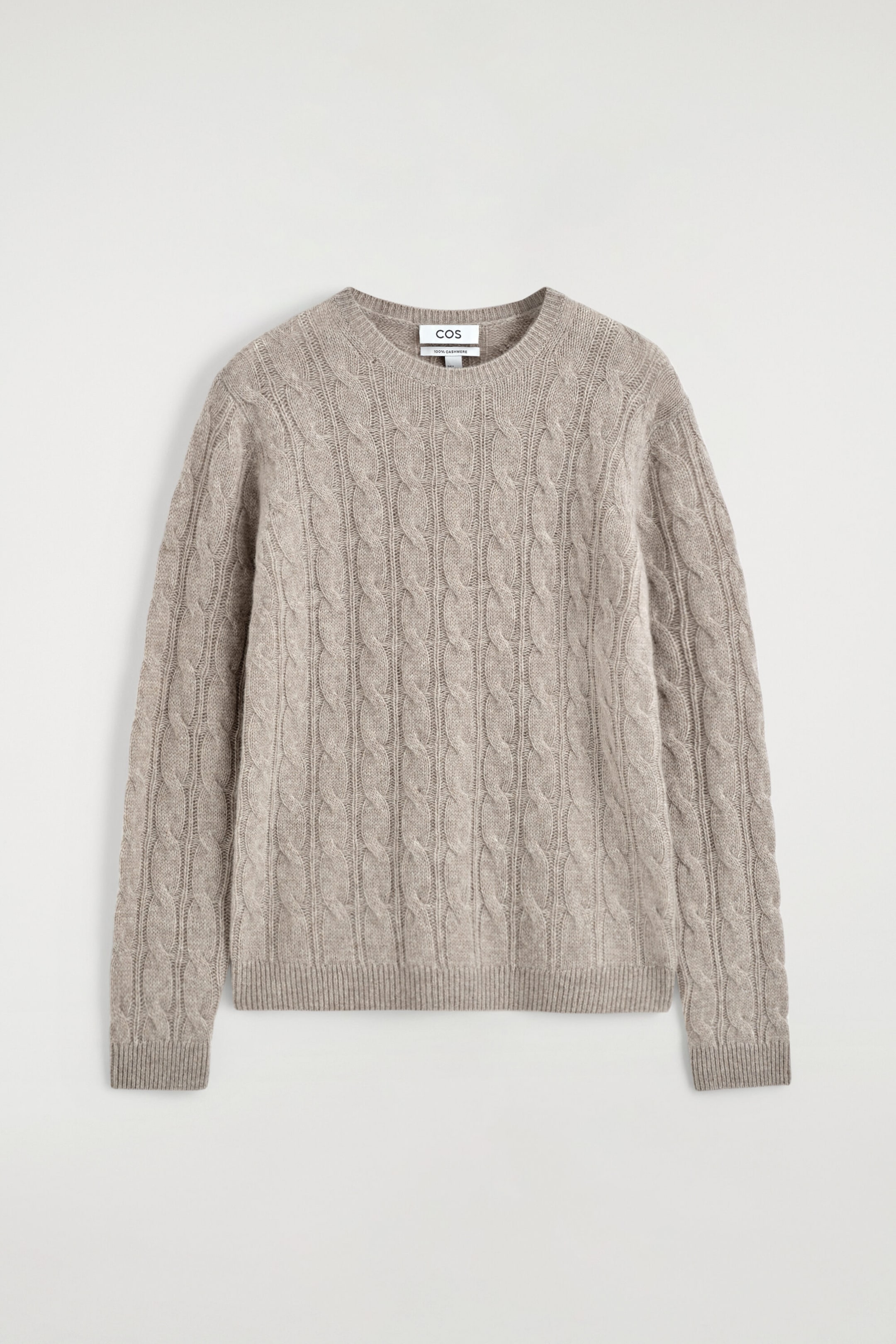 CABLE-KNIT CASHMERE SWEATER
