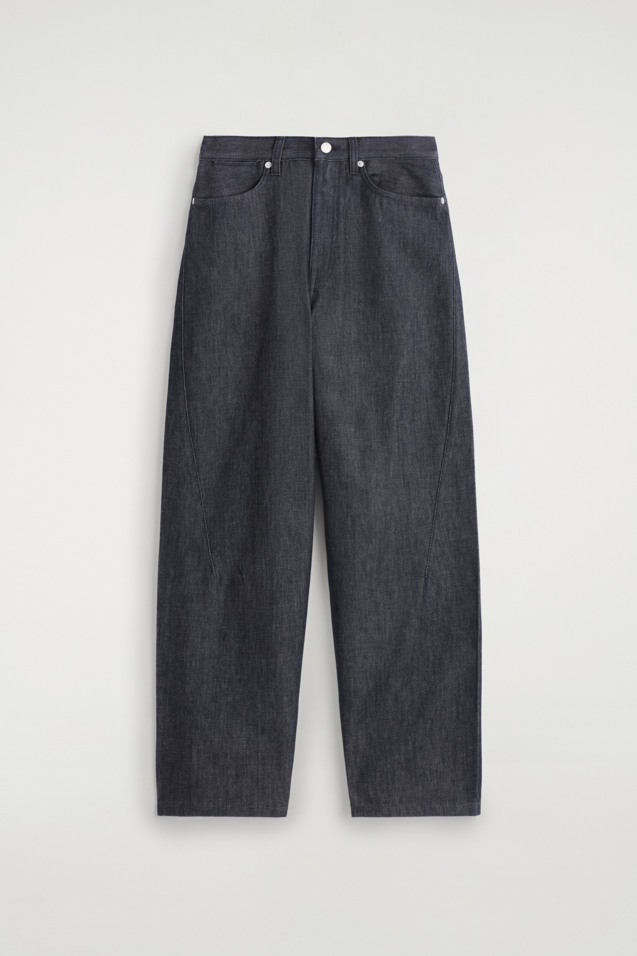 Se større billede: DENIMBUKSER MED TØNDEFORMEDE BEN - INDIGO - DAME | H&M DK 5