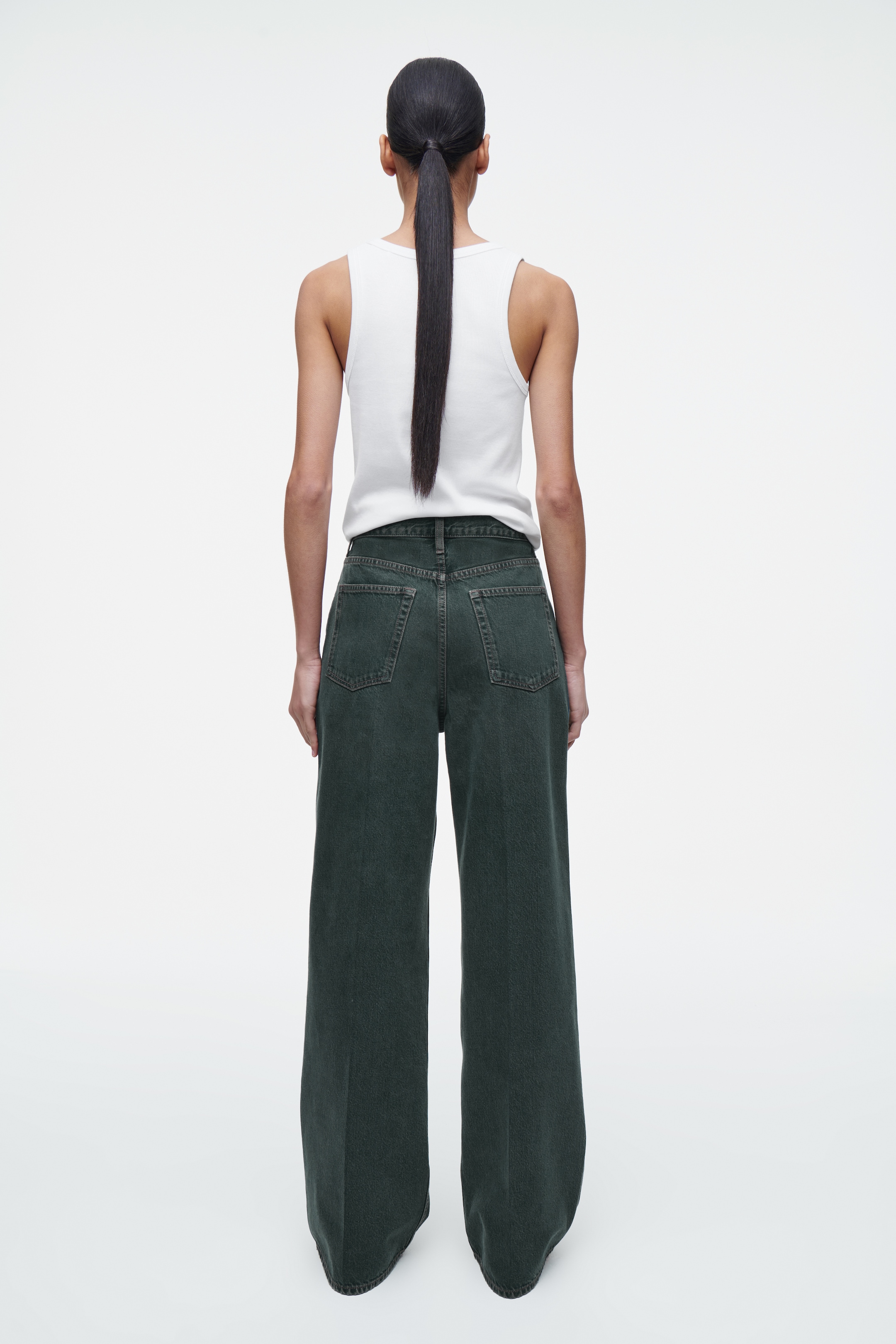 Grotere afbeelding bekijken: TIDE WIDE-LEG JEANS - MID-WASH BLUE - DAMES | H&M NL 3
