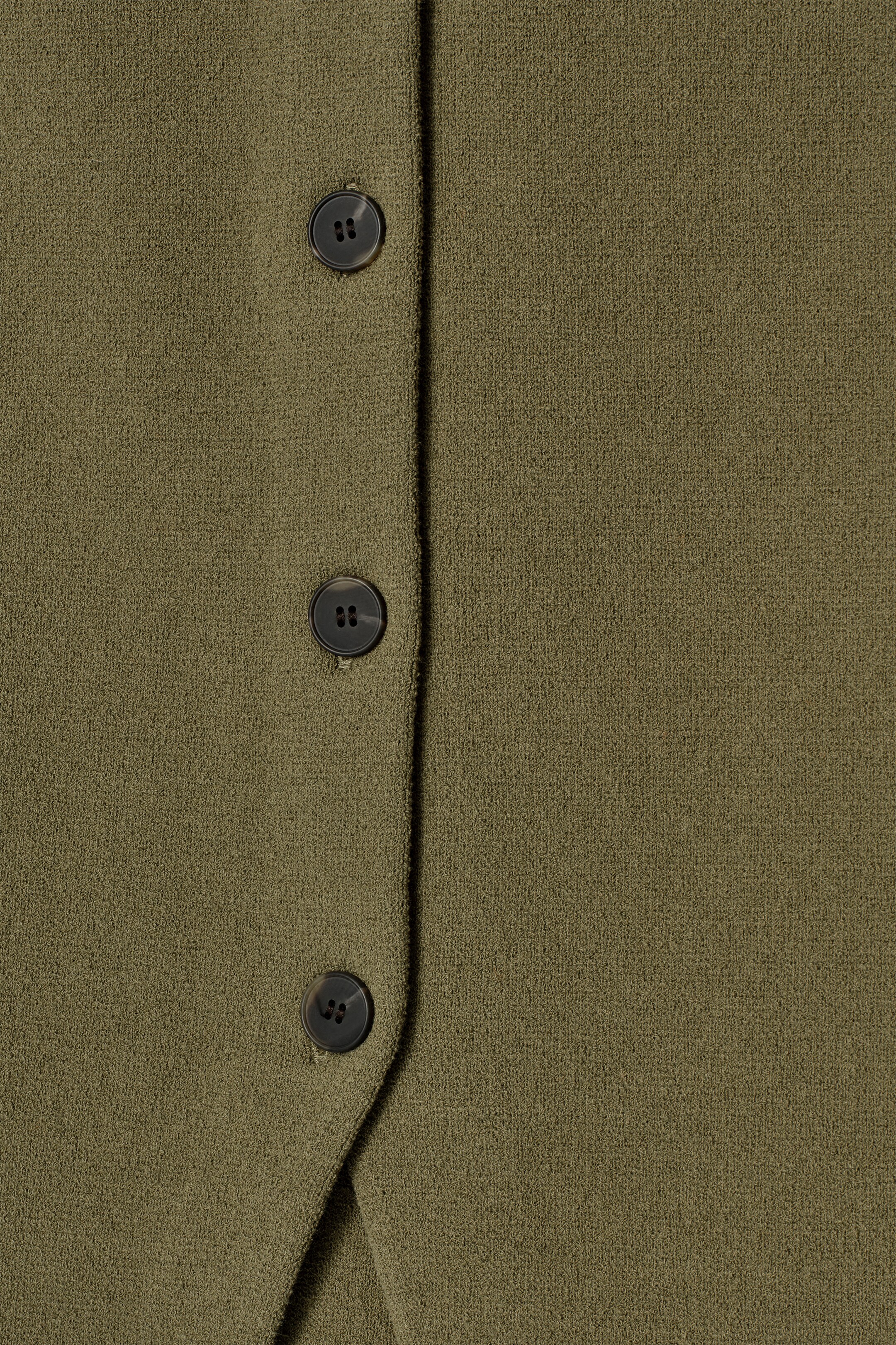 Visualizza immagine più grande: GILET IN COTONE LAVORATO A MAGLIA - VERDE - DONNA | H&M IT 7