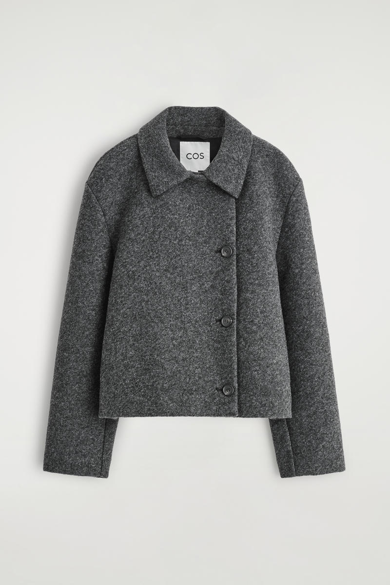 Boiled Wool-Blend Jacket
