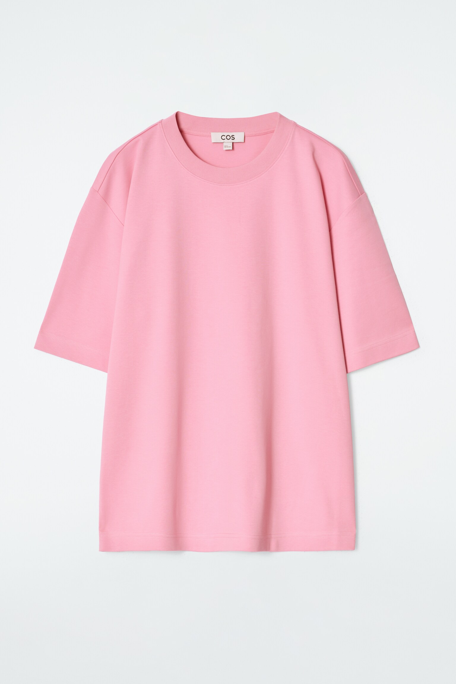 CAMISETA OVERSIZE DE ALGODÓN - ROSA/VERDE CLARO/ROJO OSCURO/BLANCO - 2