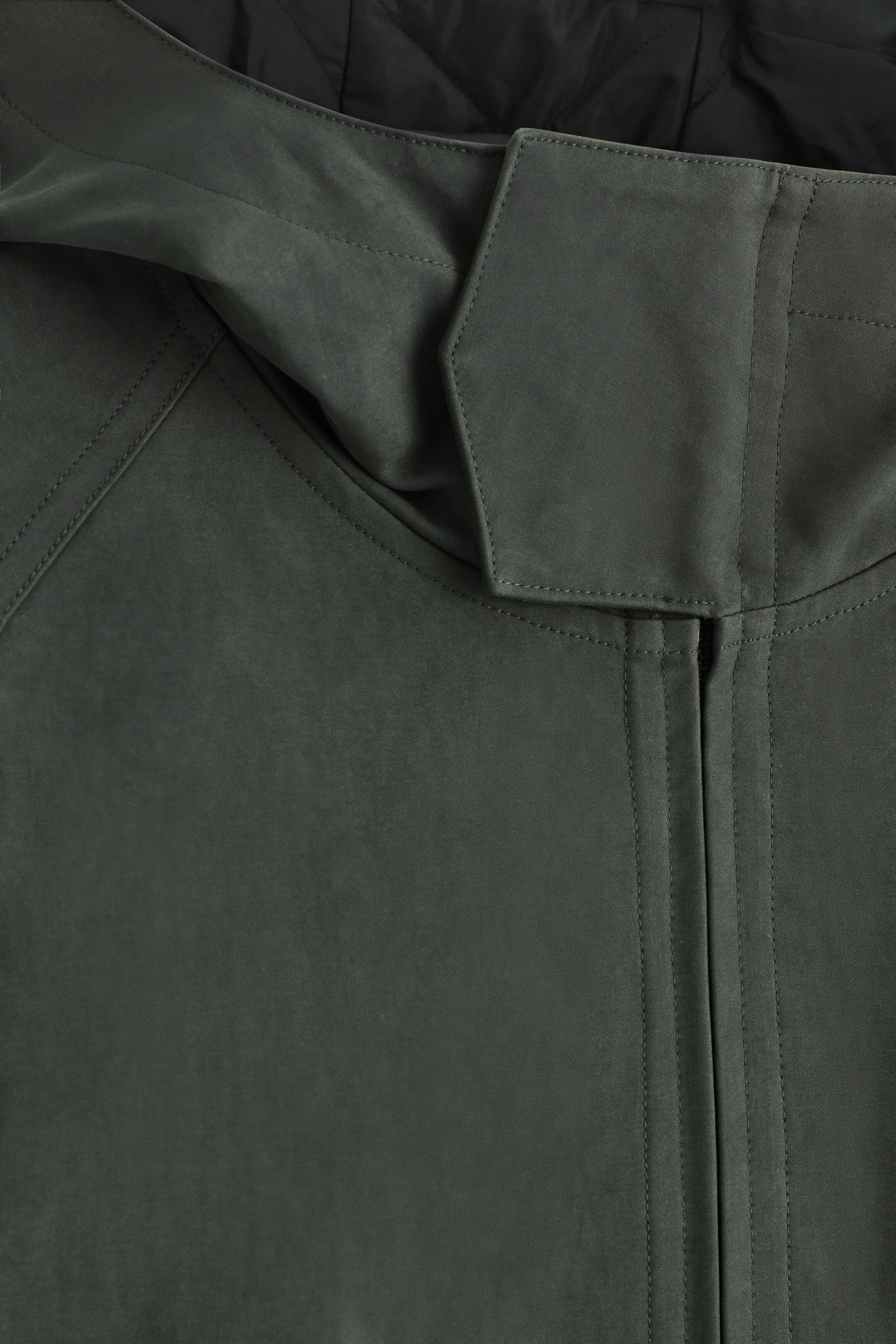 Visualizza immagine più grande: GIACCA CON CAPPUCCIO IN COTONE TECNICO - VERDE SCURO - UOMO | H&M IT 7