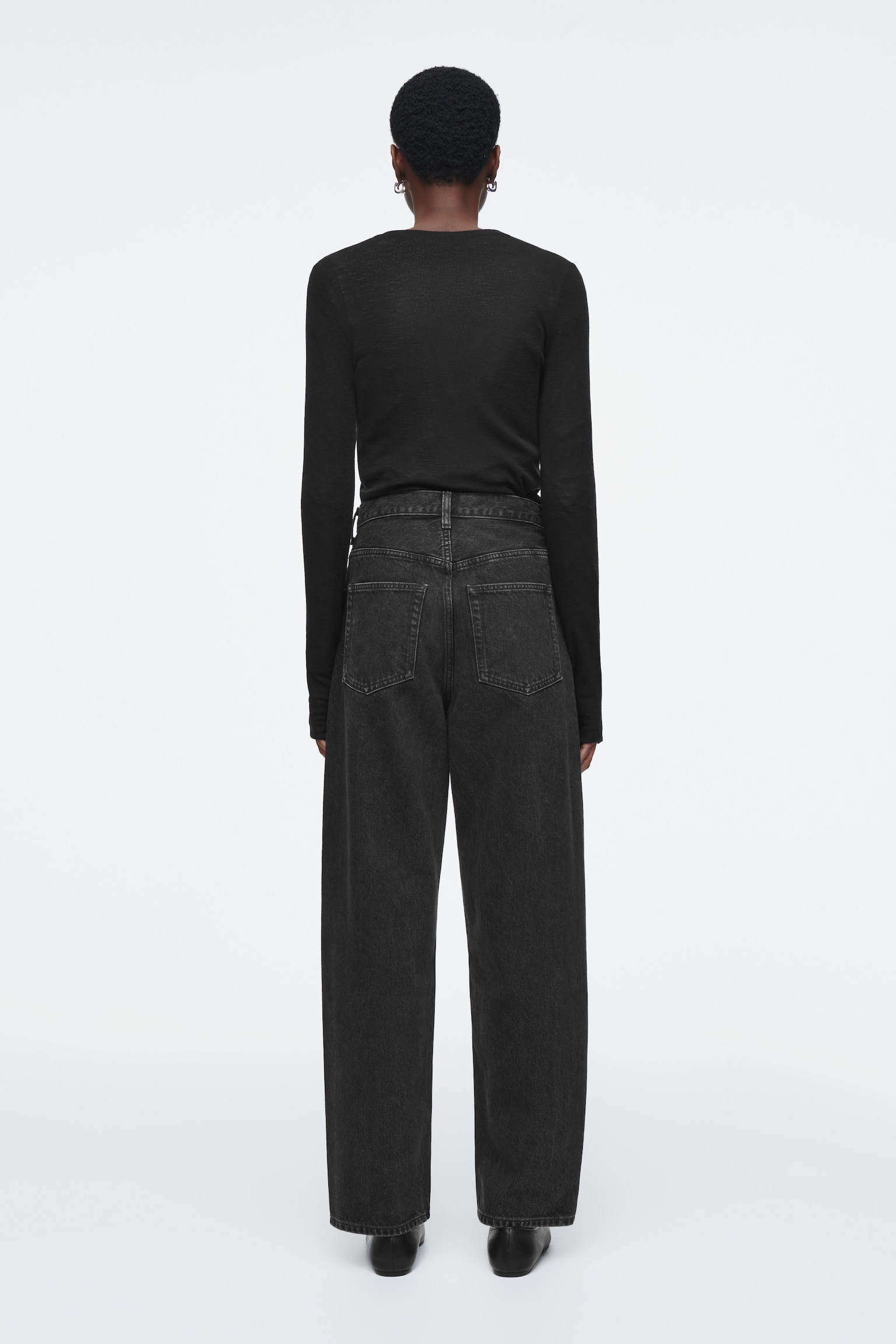 BAY BARREL-LEG JEANS - BLACK/DARK BLUE/BLUE/LIGHT PINK/BROWN - 9