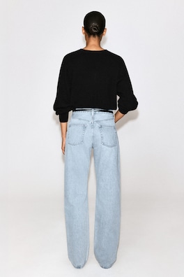 CHORD STRAIGHT-LEG JEANS — LIGHT BLUE 4