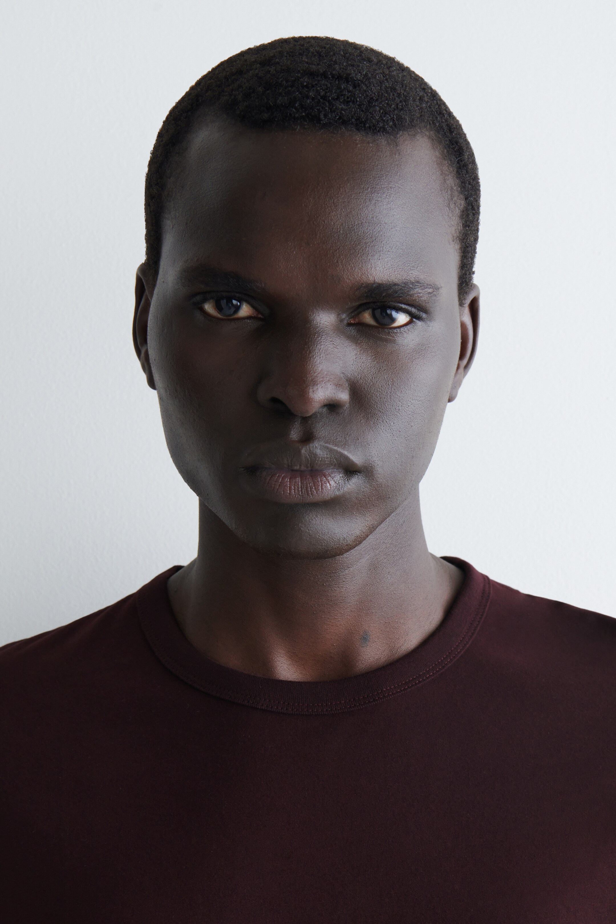 Agrandir l'image: T-SHIRT EN COTON BROSSÉ - BORDEAUX - HOMME | H&M CH 3