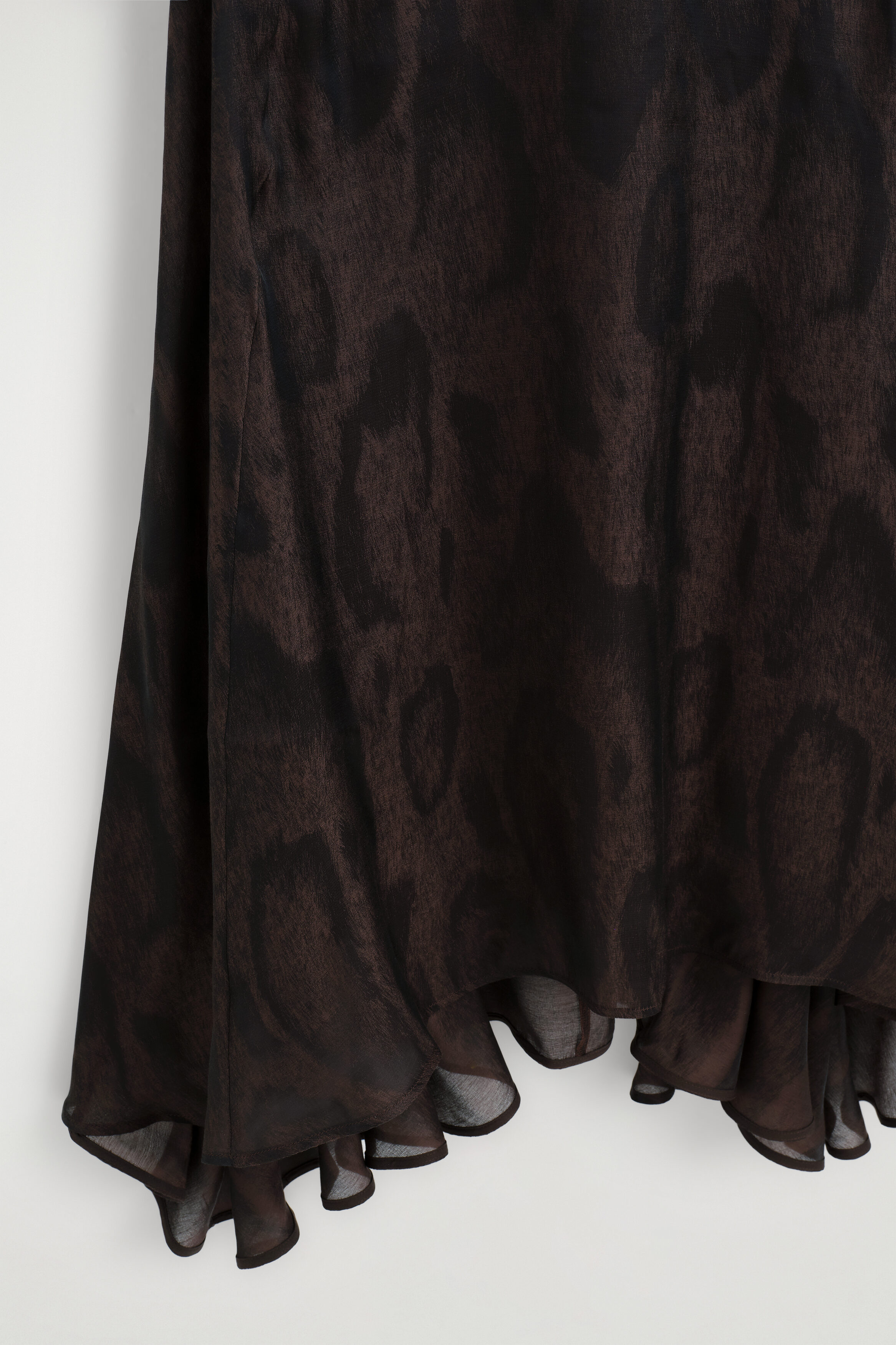 brown dress cos ANIMAL-JACQUARD MIDI Jersey midi Color:Cashmere Gray division:bridal Black V-Neck High-Low Satin COS Womens Twistdetail Jersey