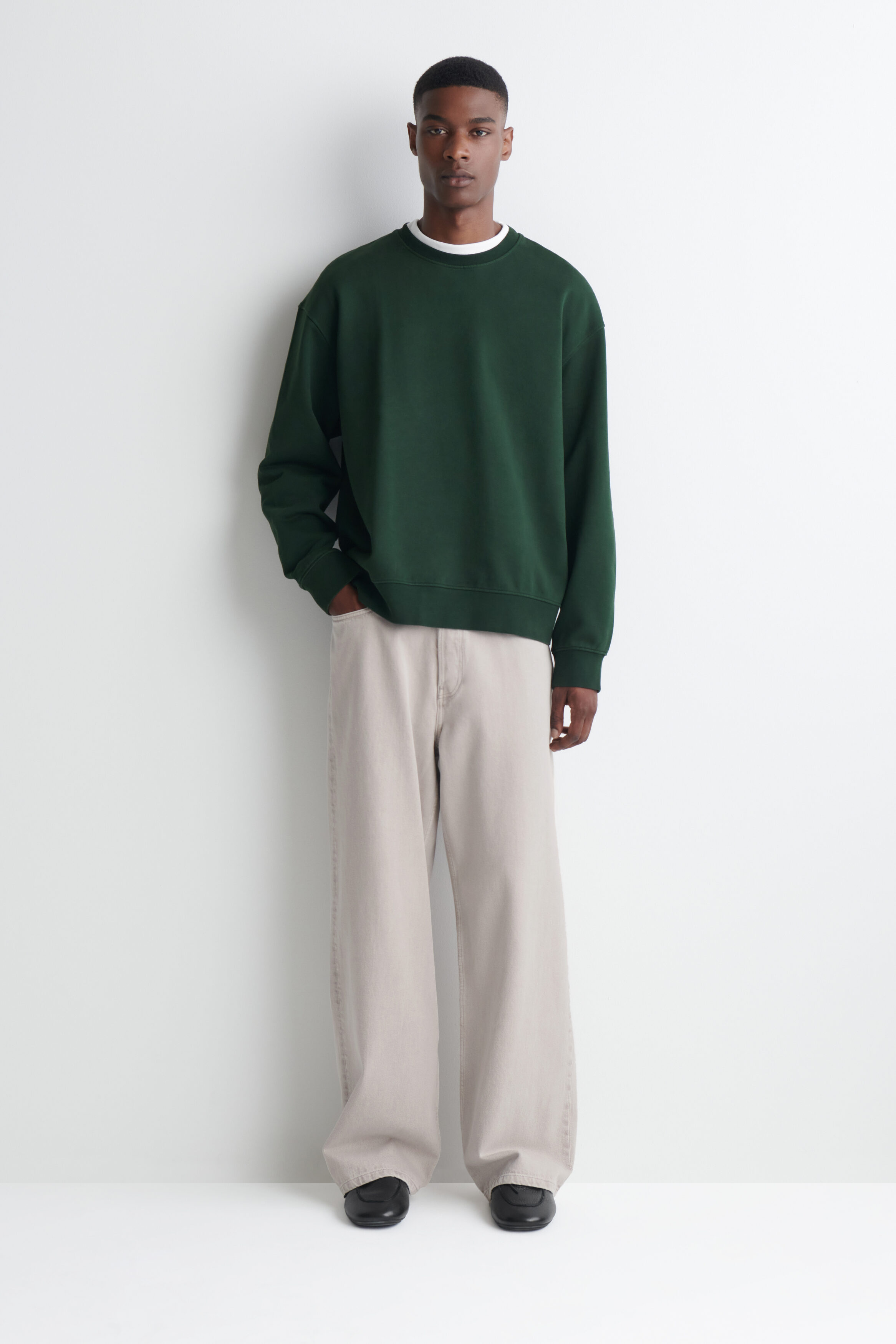 WASHED-COTTON SWEATSHIRT - thumbnail 2