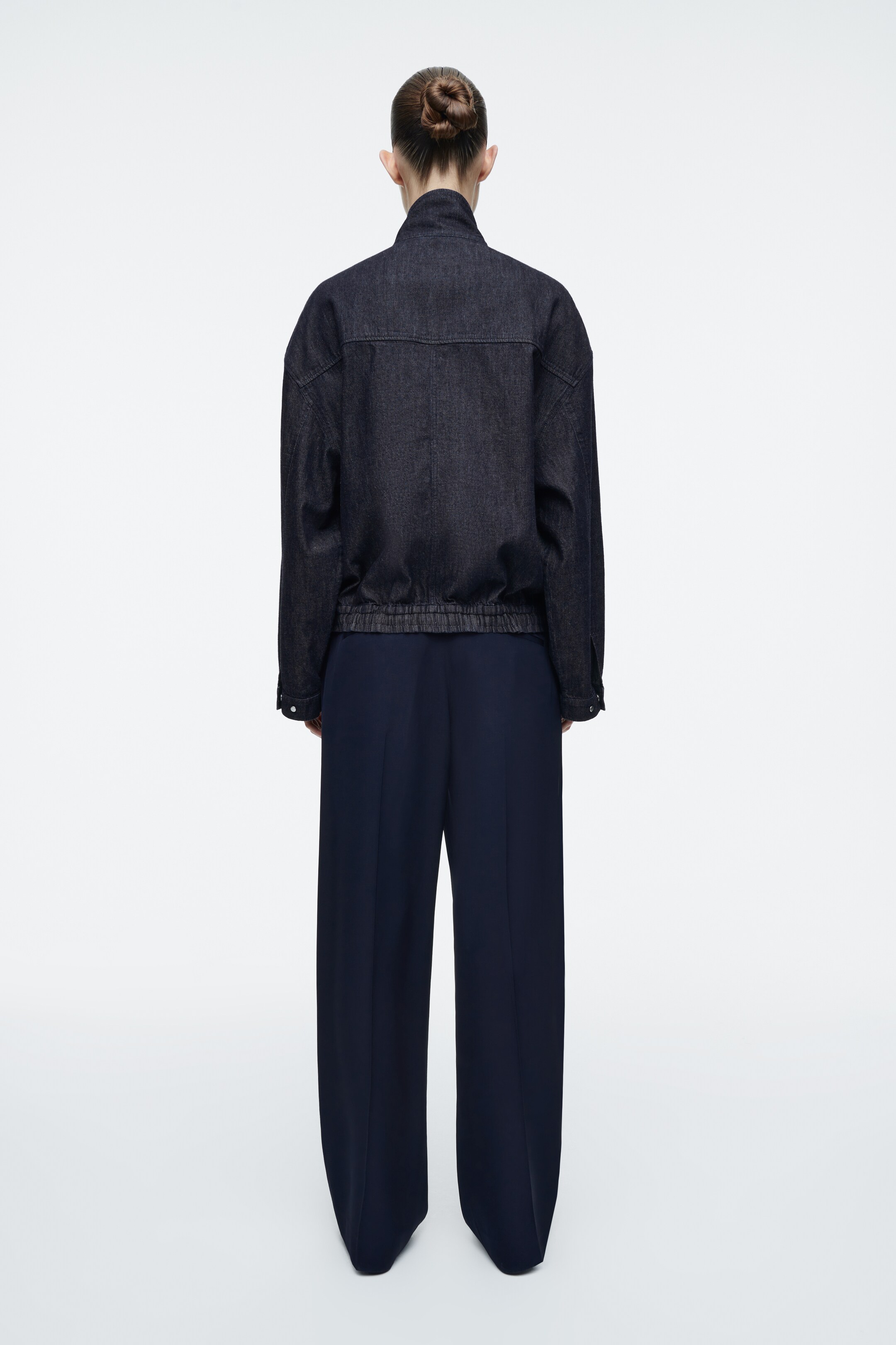 Grösseres Bild ansehen: OVERSIZED-BOMBERJACKE AUS DENIM - INDIGOBLAU - DAMEN | H&M CH 3