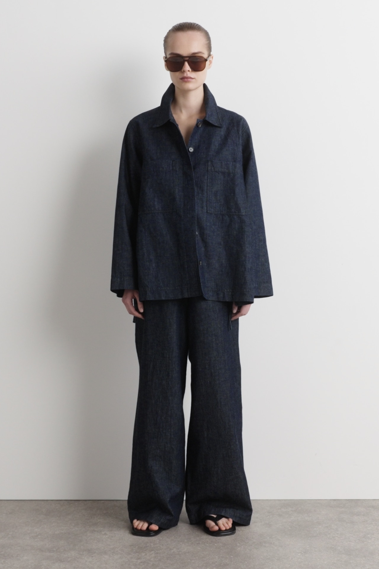 売れ筋商品|||ストイック カットソー トップス レディース All Hail The Wale Overshirt - Women's Egret TENCEL™ Lyocell-blend Shell Top For Women | J.Crew