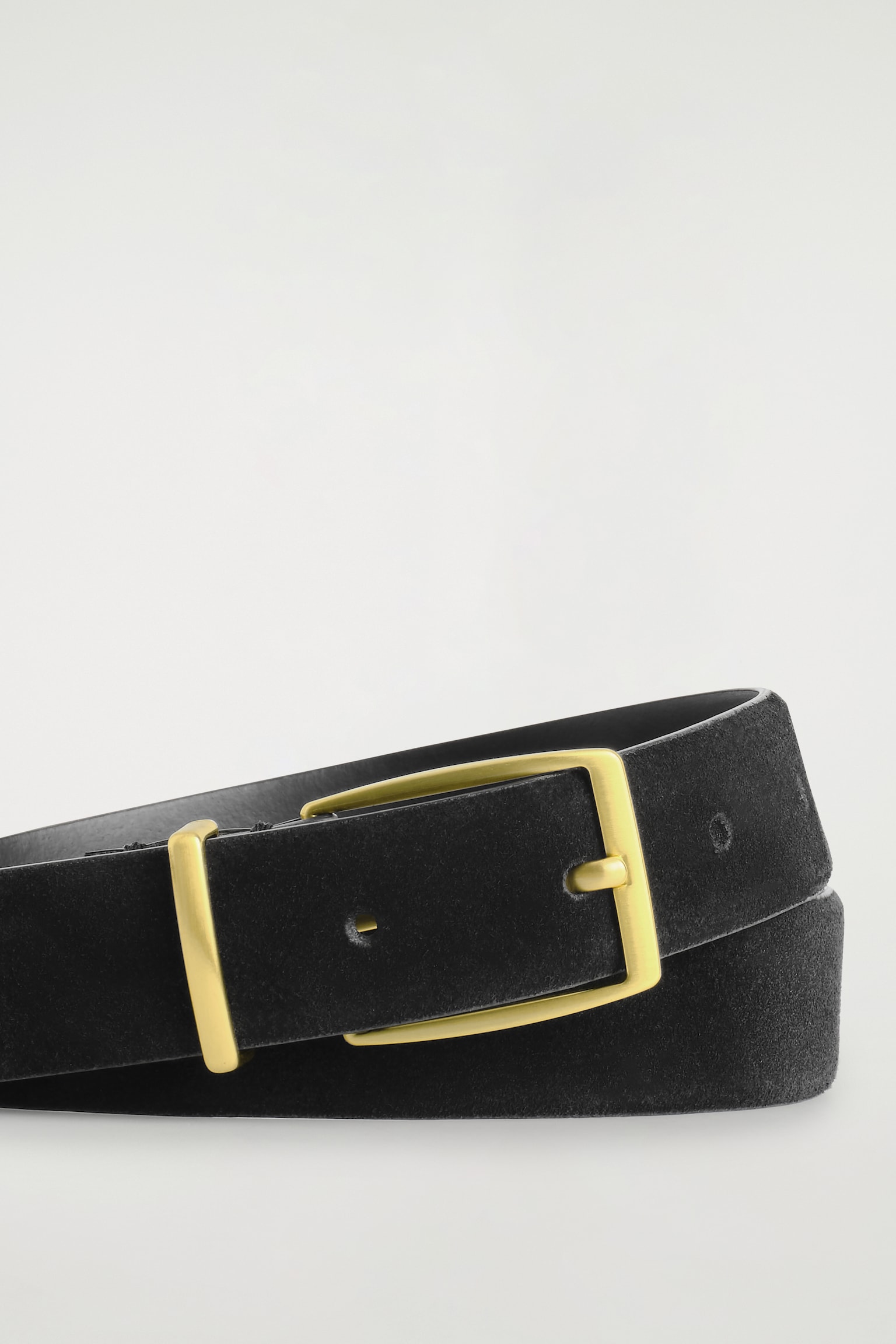 CEINTURE CLASSIQUE EN DAIM - NOIR - 3