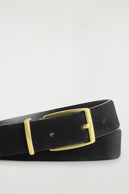 CLASSIC SUEDE BELT — BLACK 1
