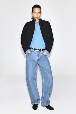 INLET CURVED-LEG JEANS — BLUE 3