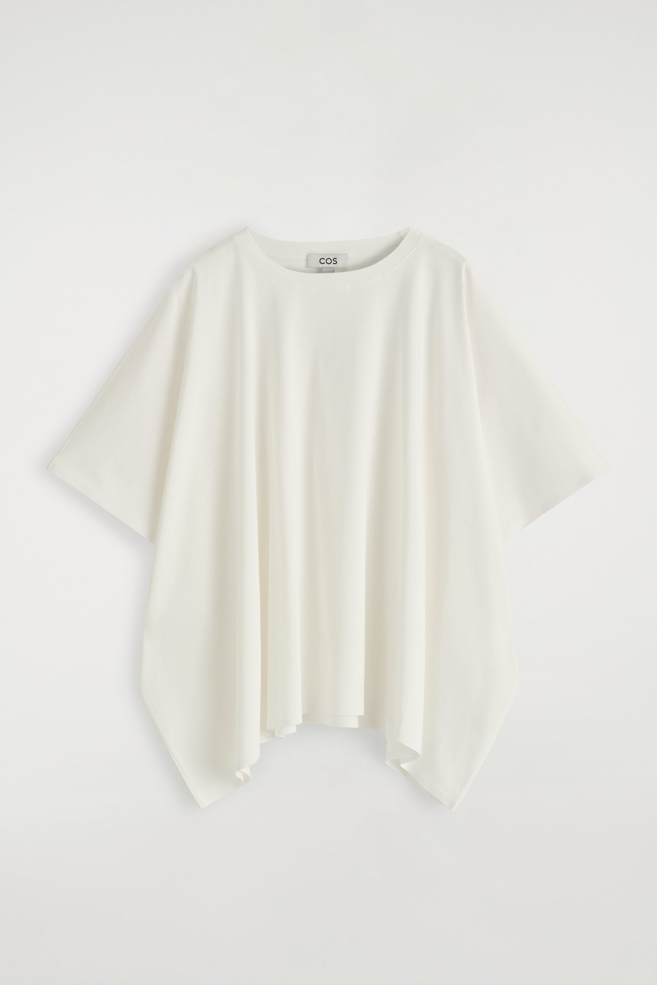 OVERSIZED BATWING-SLEEVE SILK SHIRT