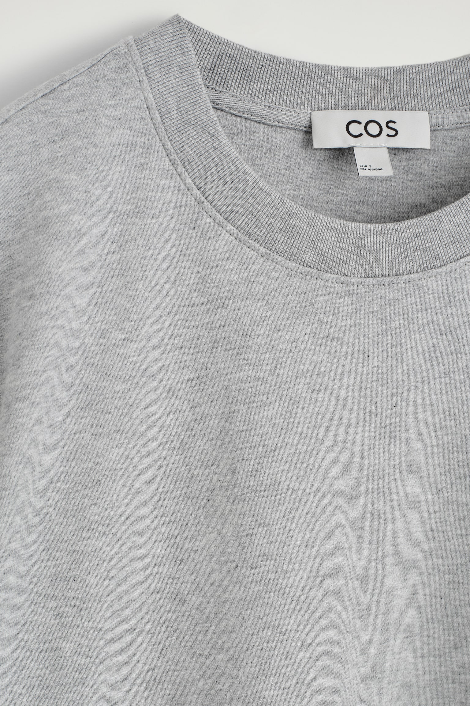 T-shirt de corte amplo - CINZA MESCLA/AZUL/BRANCO/CASTANHO ESCURO/PRETO/Rosa - 5