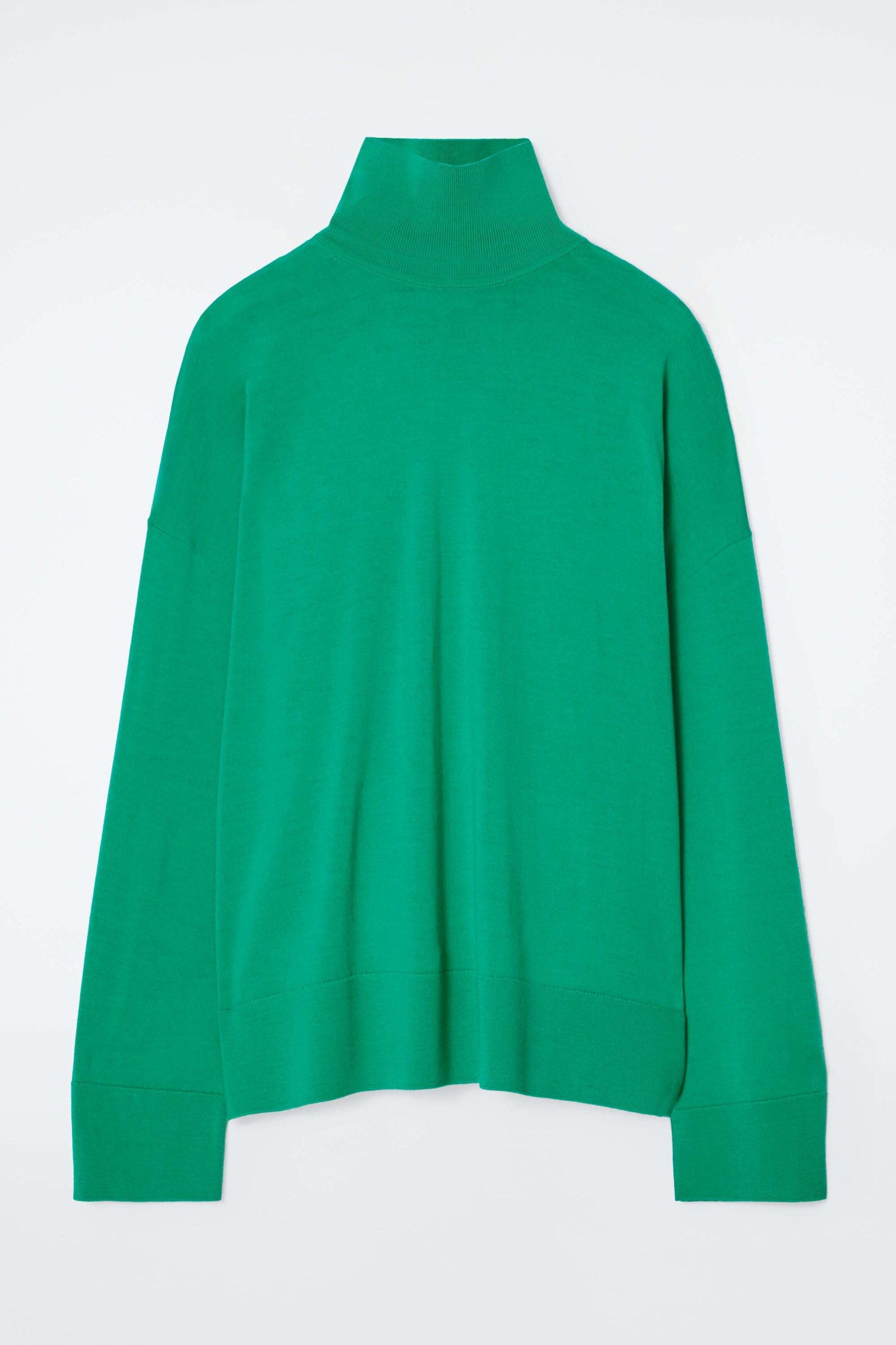 Agrandir l'image: PULL À COL ROULÉ EN LAINE MÉRINOS - VERT - FEMME | H&M CH 1