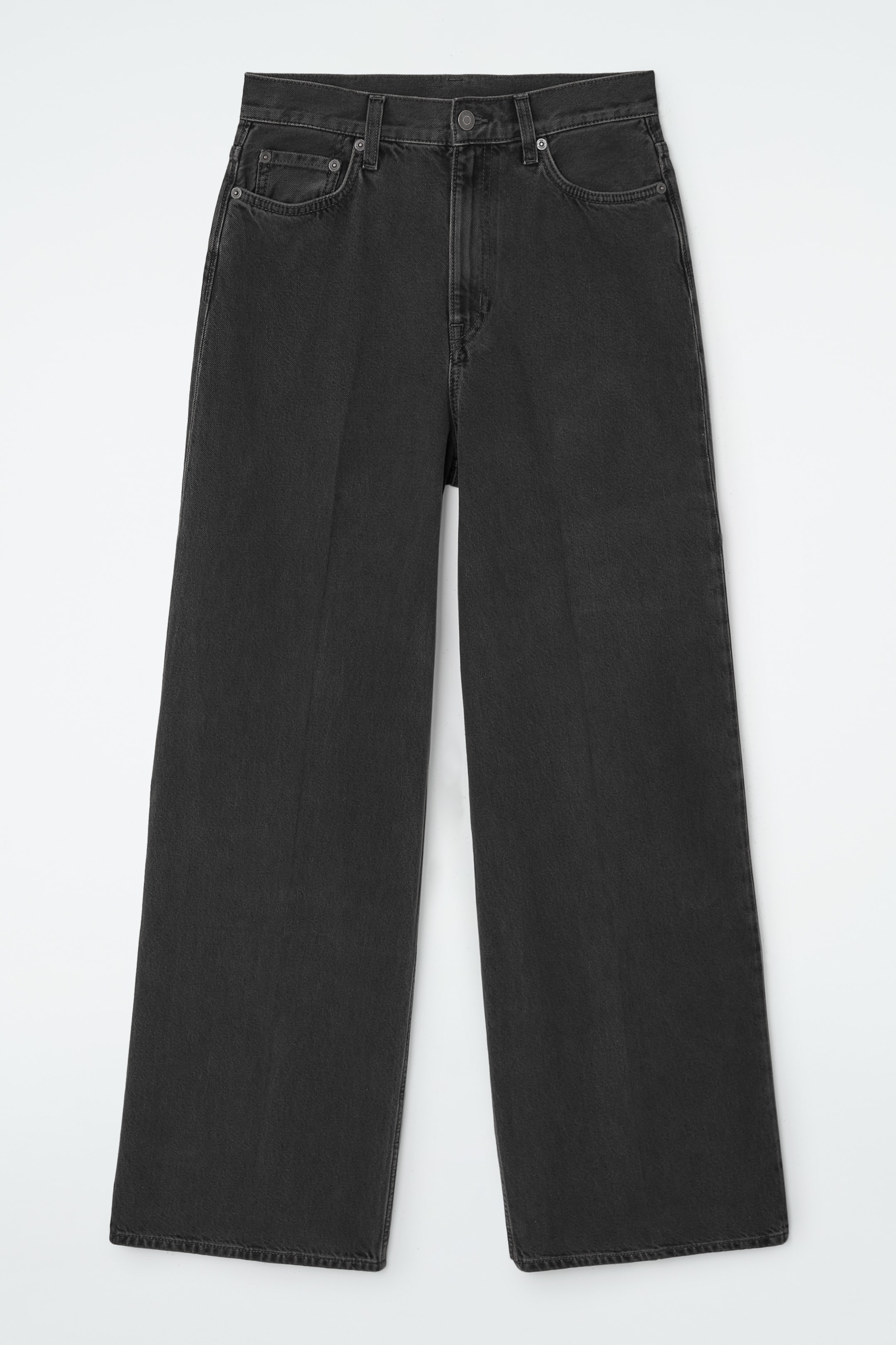 View larger image: TIDE WIDE-LEG JEANS - WASHED BLACK - Ladies | H&M GB 1