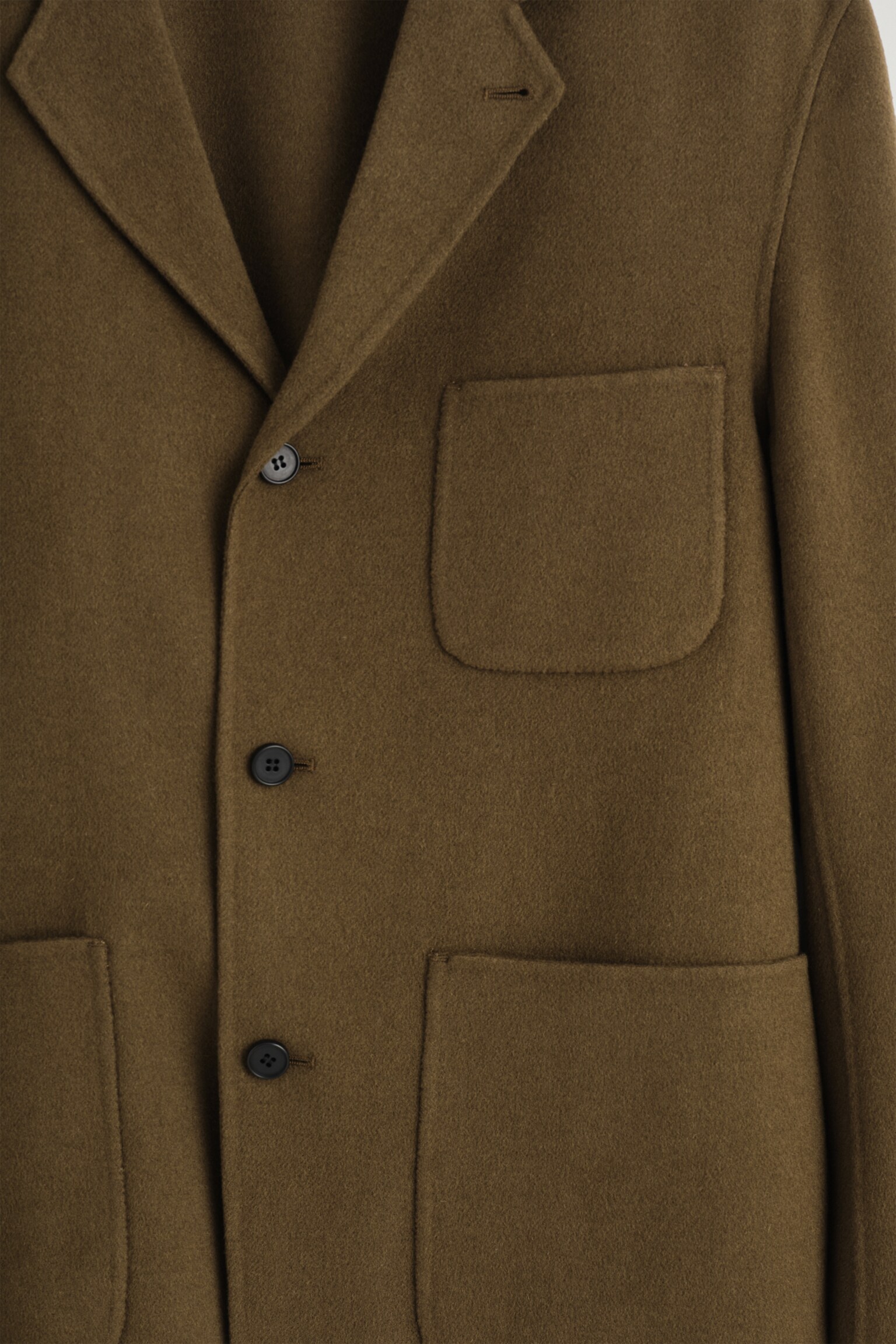 BLAZER DE LANA DESESTRUCTURADO - MARRÓN/GRIS MARENGO - 4