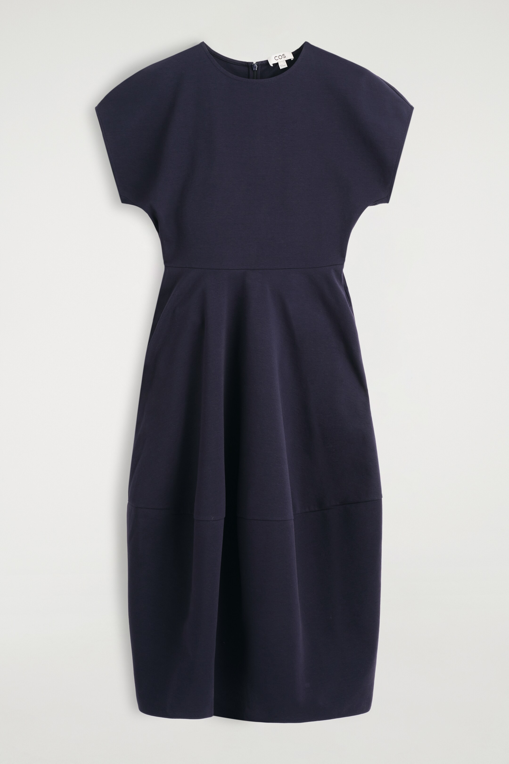 Visualizza immagine più grande: ABITO MIDI IN COTONE DALLA SILHOUETTE STRUTTURATA - BLU NAVY - DONNA | H&M IT 5