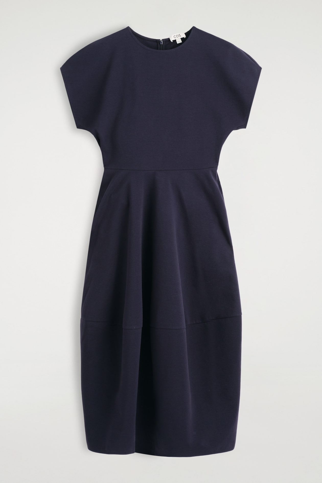 sculpted cotton midi dress - NAVY Maxi dress My Actual Bust is:20