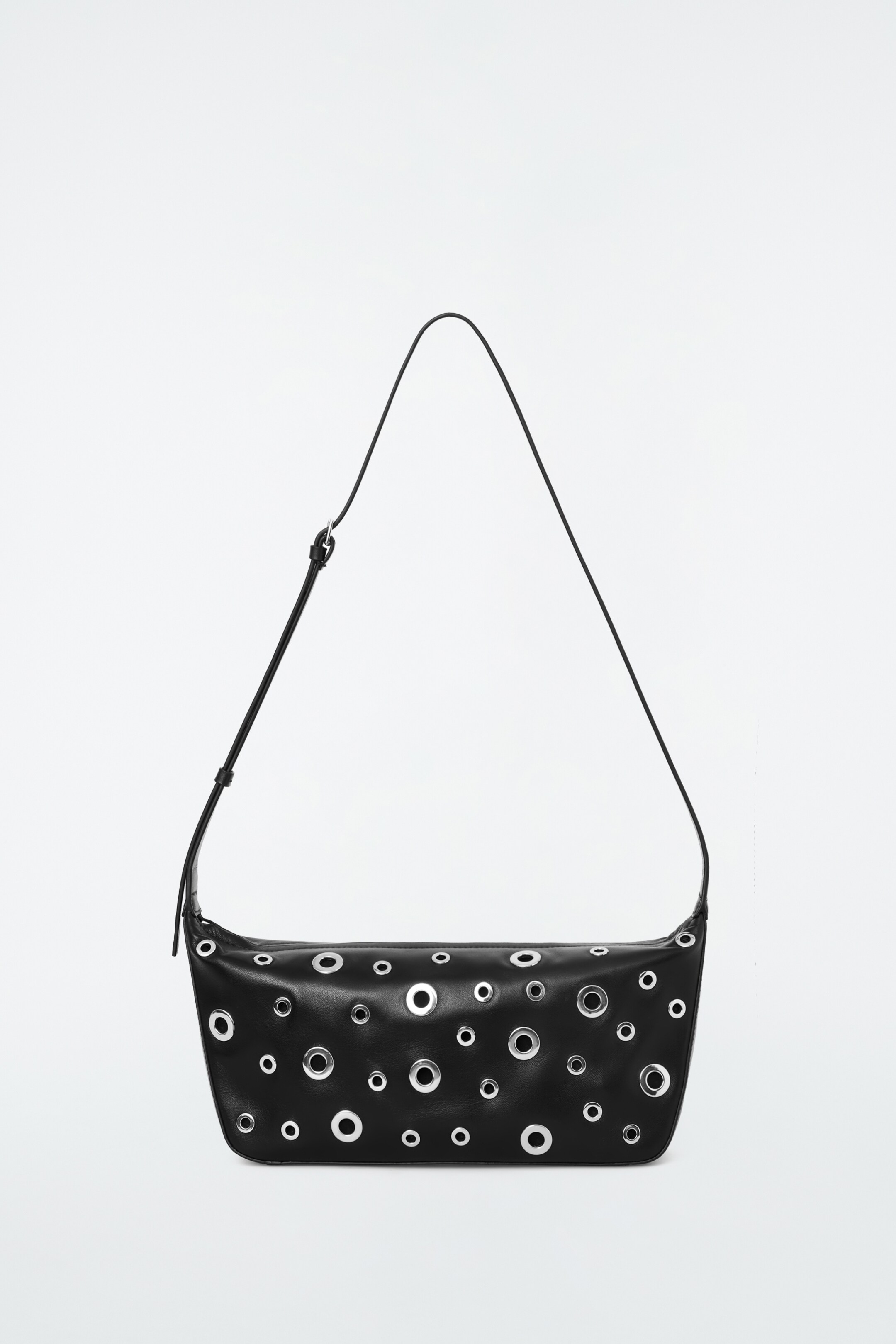Ingrandisci l'immagine: VALLEY EYELET SHOULDER BAG - LEATHER - BLACK - DONNA | H&M CH 1