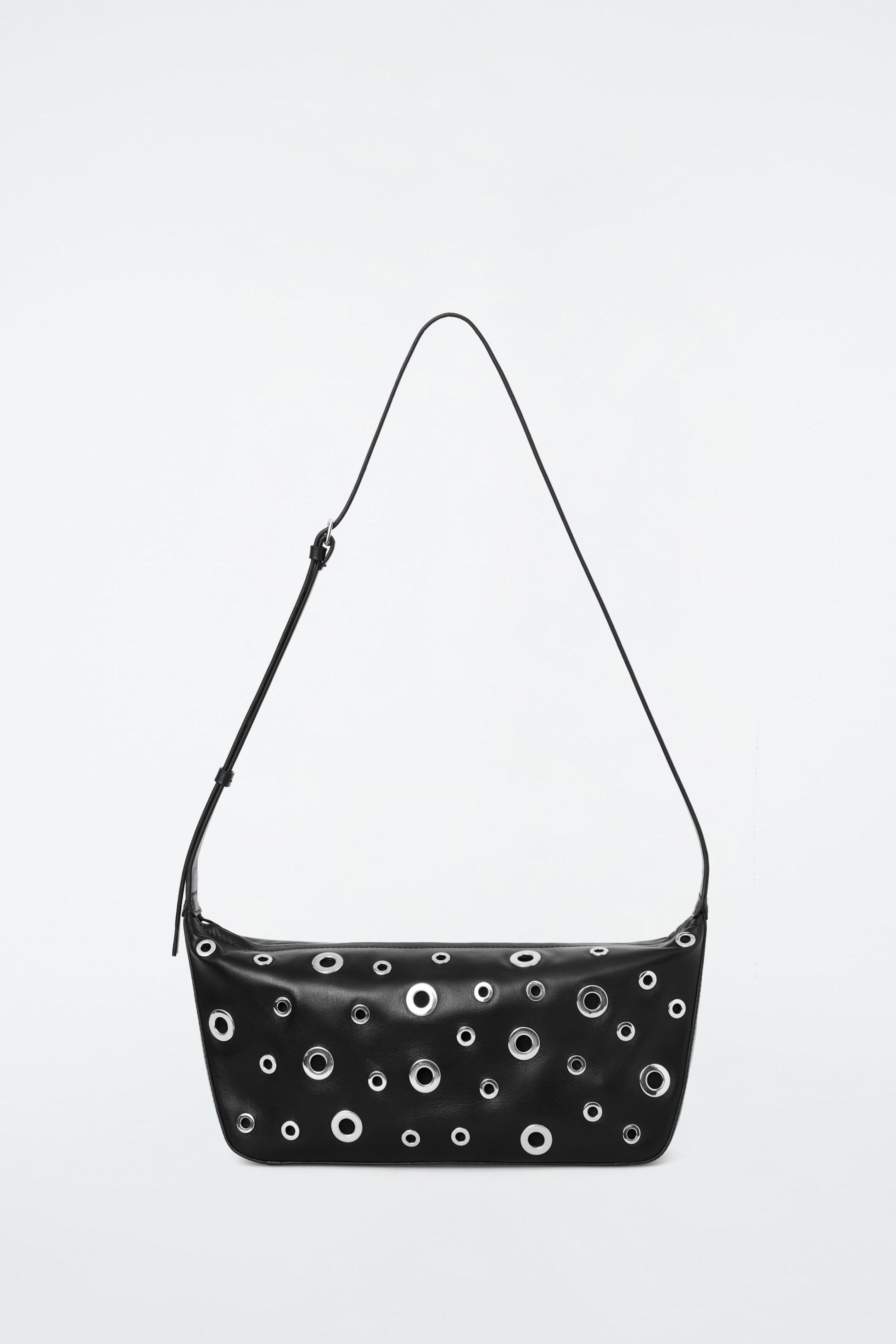 VALLEY EYELET SHOULDER BAG - LEATHER