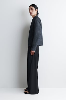 DENIM BOMBER JACKET — SLATE 3