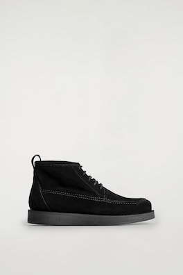 SUEDE DESERT BOOTS — BLACK 3