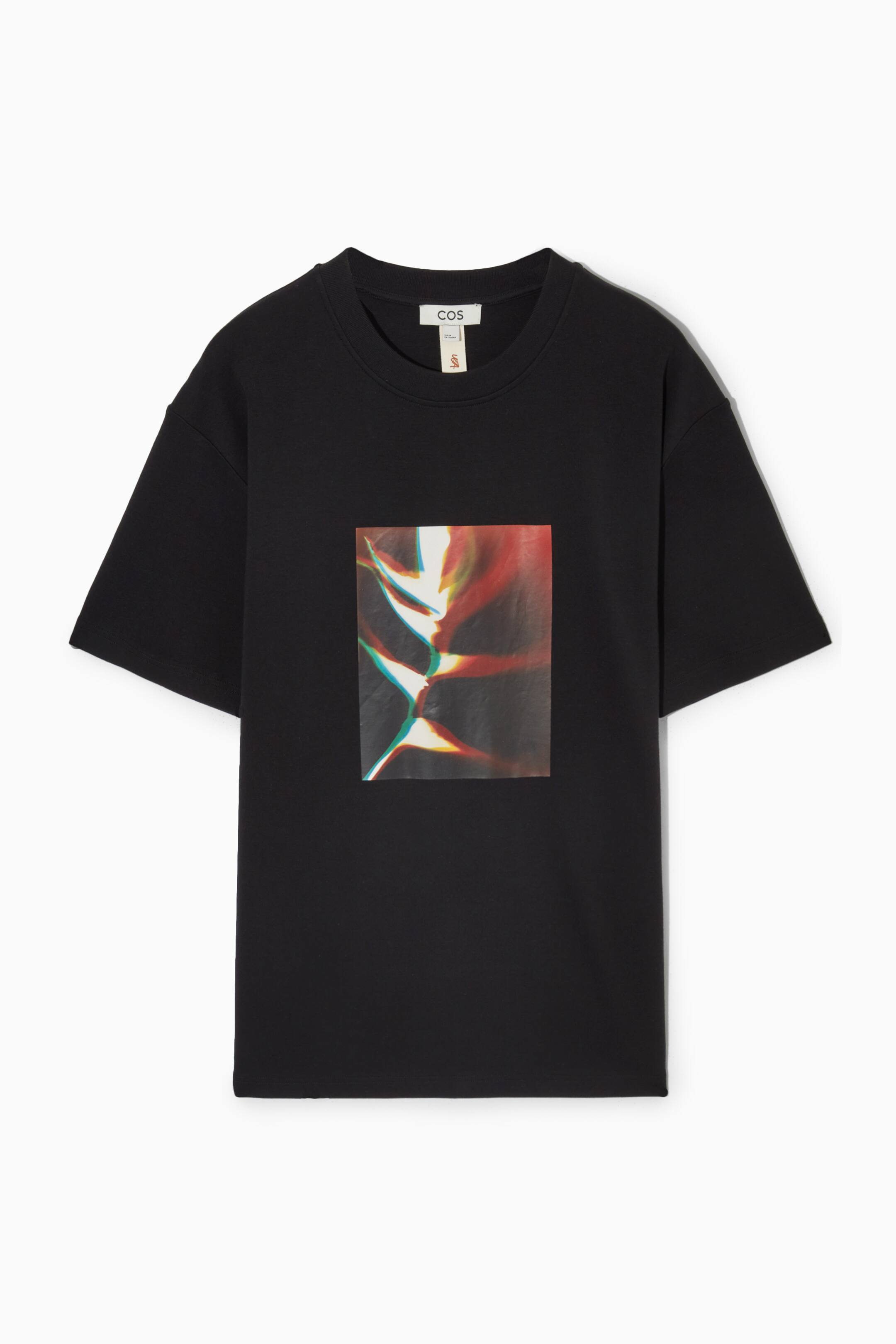 Se større billede: RELAXED-FIT PRINTED T-SHIRT - BLACK  - HERRE | H&M DK 1